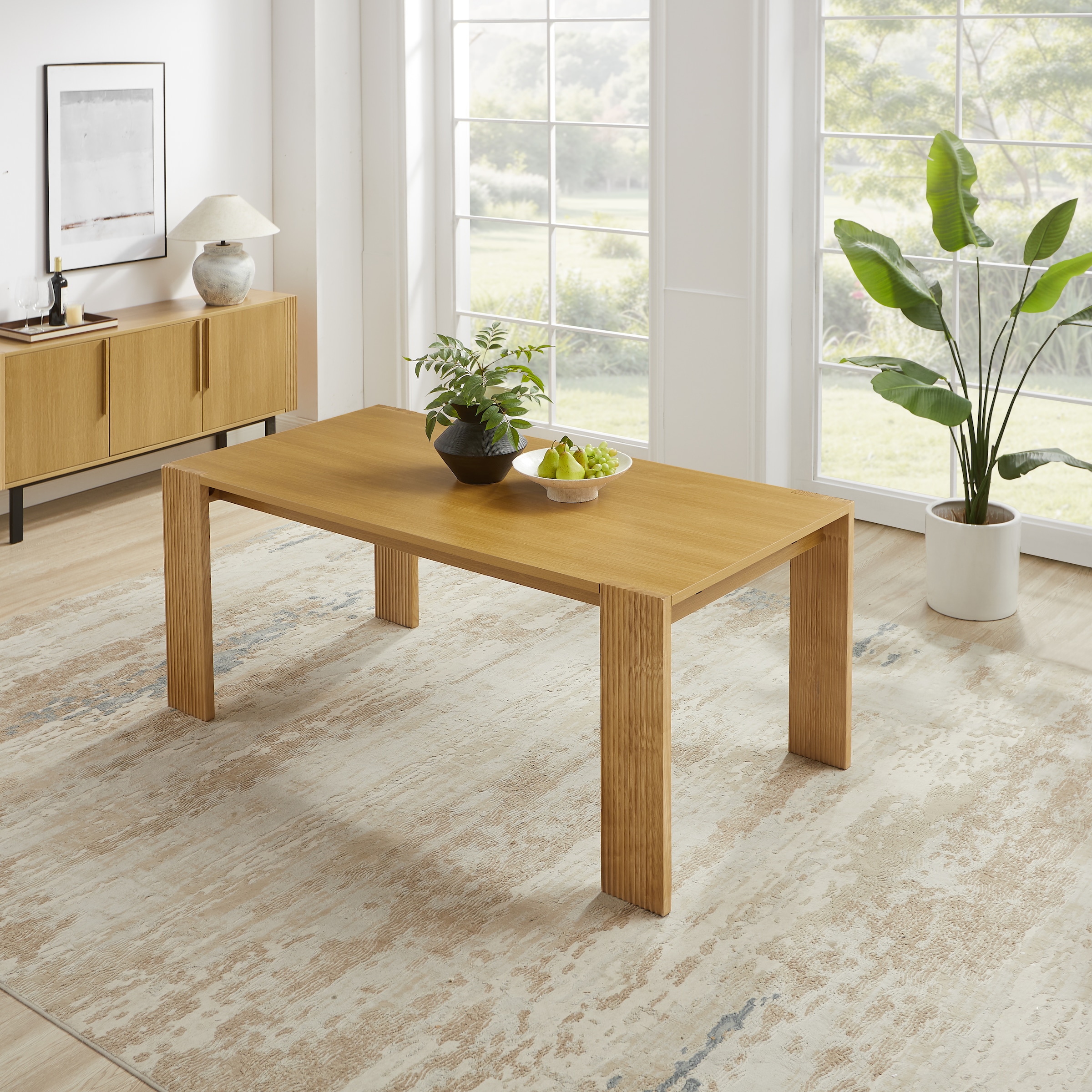 OTTO home Esstisch »Peregrin, verlängerbar von 180 - 270 cm« Melaminoberfläche, robustes Eschenholzgestell, Verlängerungsfunktion