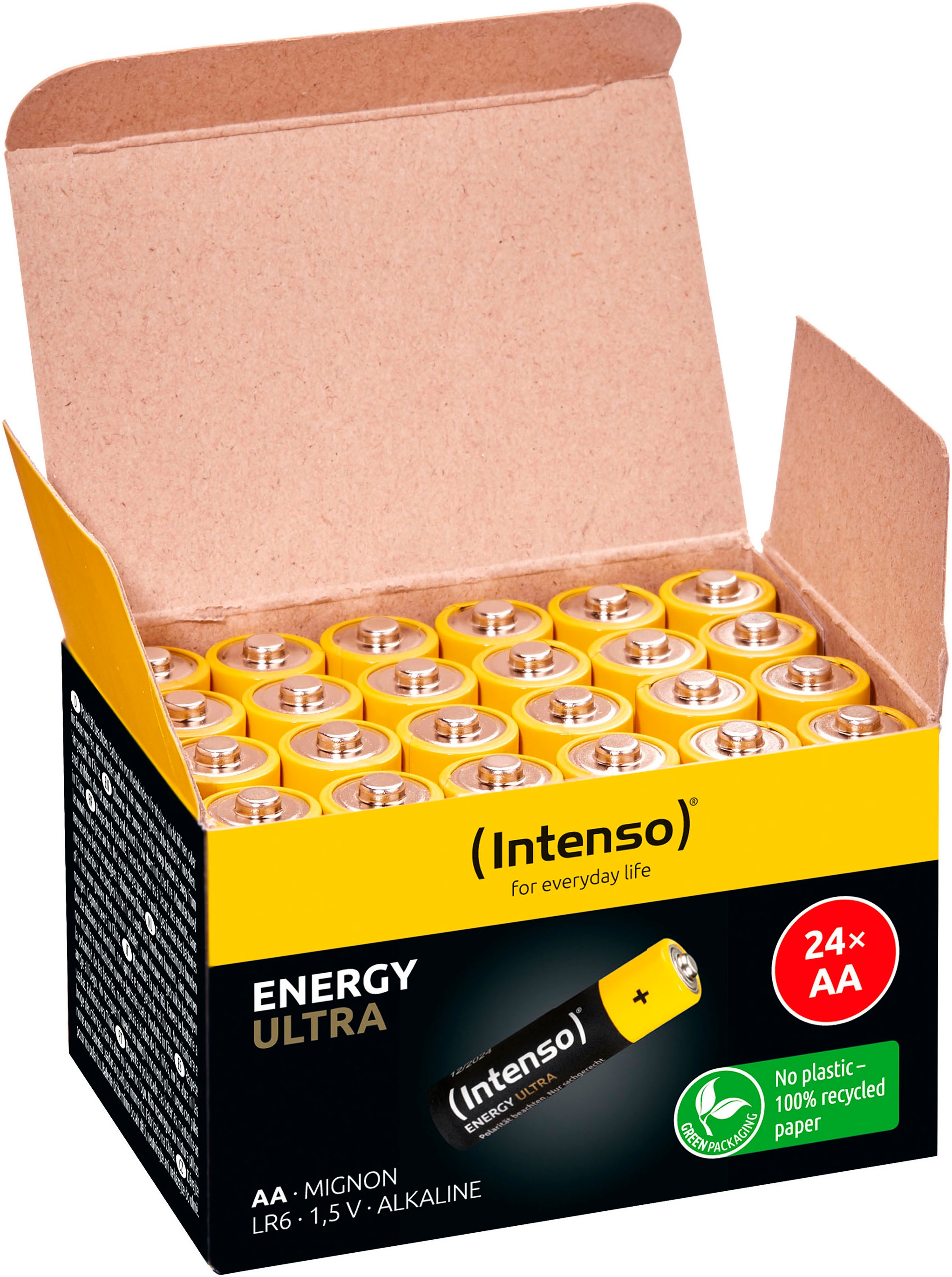 Intenso Batterie »7501824«, LR6, 1,5 V, (Packung, 24 St.)