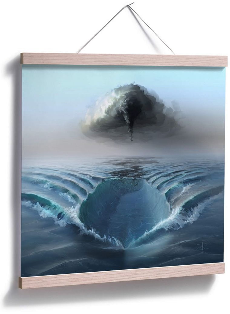 Wall-Art Poster »Ozean Sehnsucht Schiff (1 kaufen auf Poster, Wandbild, Rechnung Bild, Wandposter Meer«, St.), Meer, auf