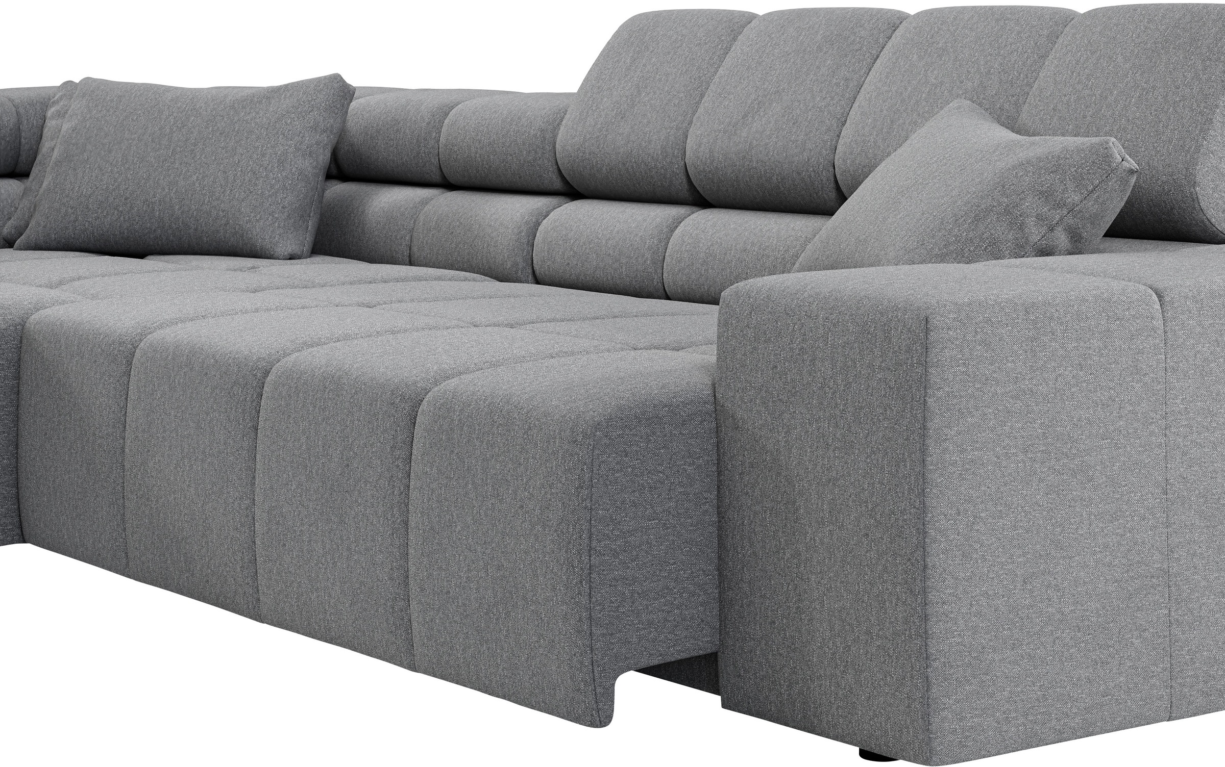 INOSIGN Ecksofa »Ancona incl. Kopfteilverstellung, OTTOs Choice, Breite 319cm, L-Form«, wahlweise motorische Sitztiefenverstellung, auch in Cord + Easy Care