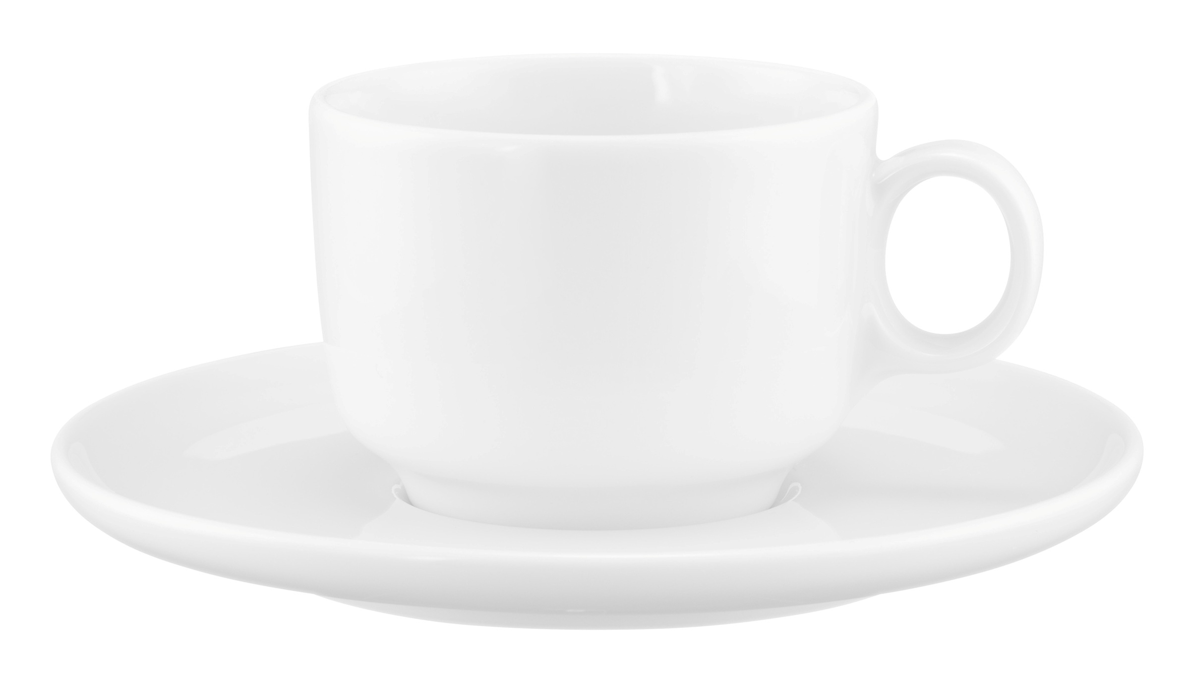 Seltmann Weiden Kaffeeservice »Sento Home, Geschirr-Set, 18-teilig«, (Set, 18 tlg., 6x Kaffeeobertasse, 6x Kaffeuntertasse, 6x Frühstücksteller), harmonisch geschwungene Form