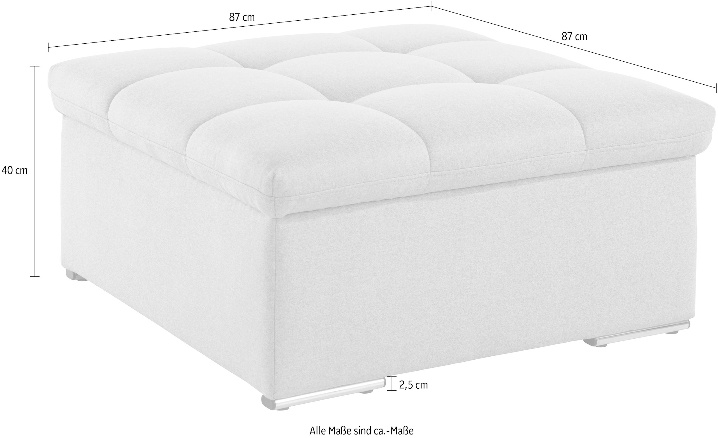 DOMO collection Sitzhocker »Lagoa«, in großer Farbauswahl