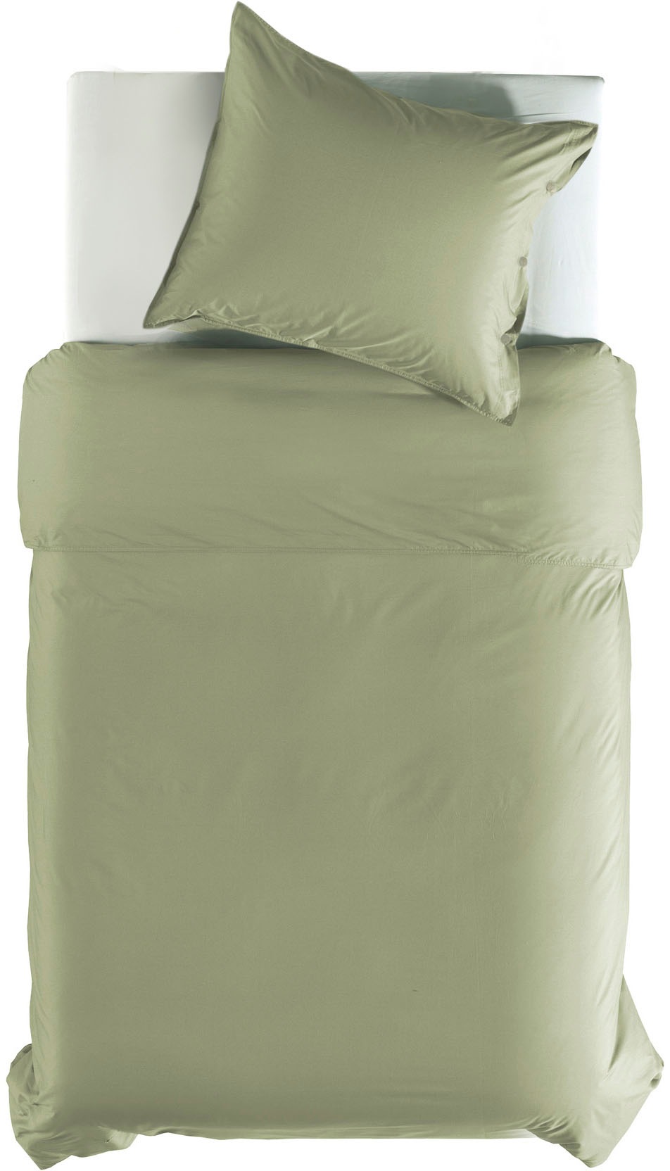 YELLOW Bettwäsche »Percale« 2 Stk. tlg. Uni Design, 100% Baumwolle ab 135x2 günstig online kaufen