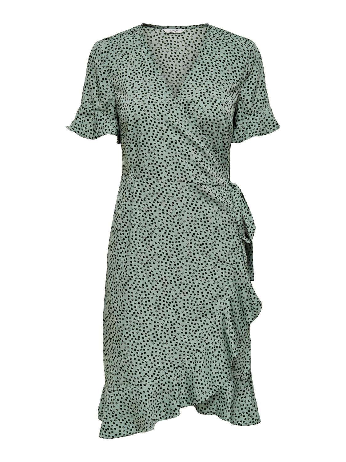 ONLY Wickelkleid »ONLOLIVIA S/S WRAP DRESS WVN«