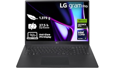 Notebook »Gram Pro 17" 17Z90SP-E.AD7BG Ultralight«, 43,18 cm, / 17 Zoll, Intel, Core...