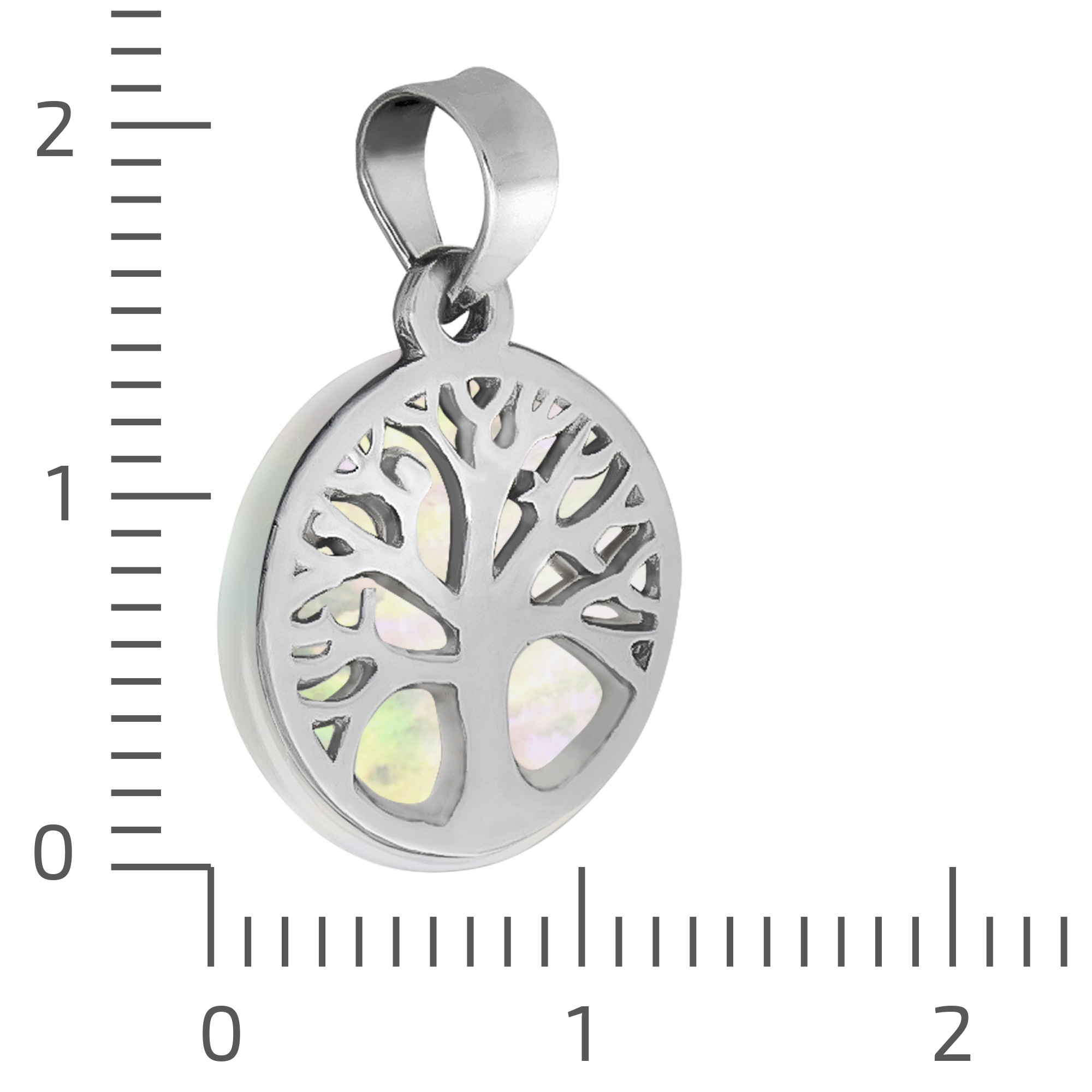 Vivance Kettenanhänger »925/- Sterling Silber rhodiniert Lebensbaum«