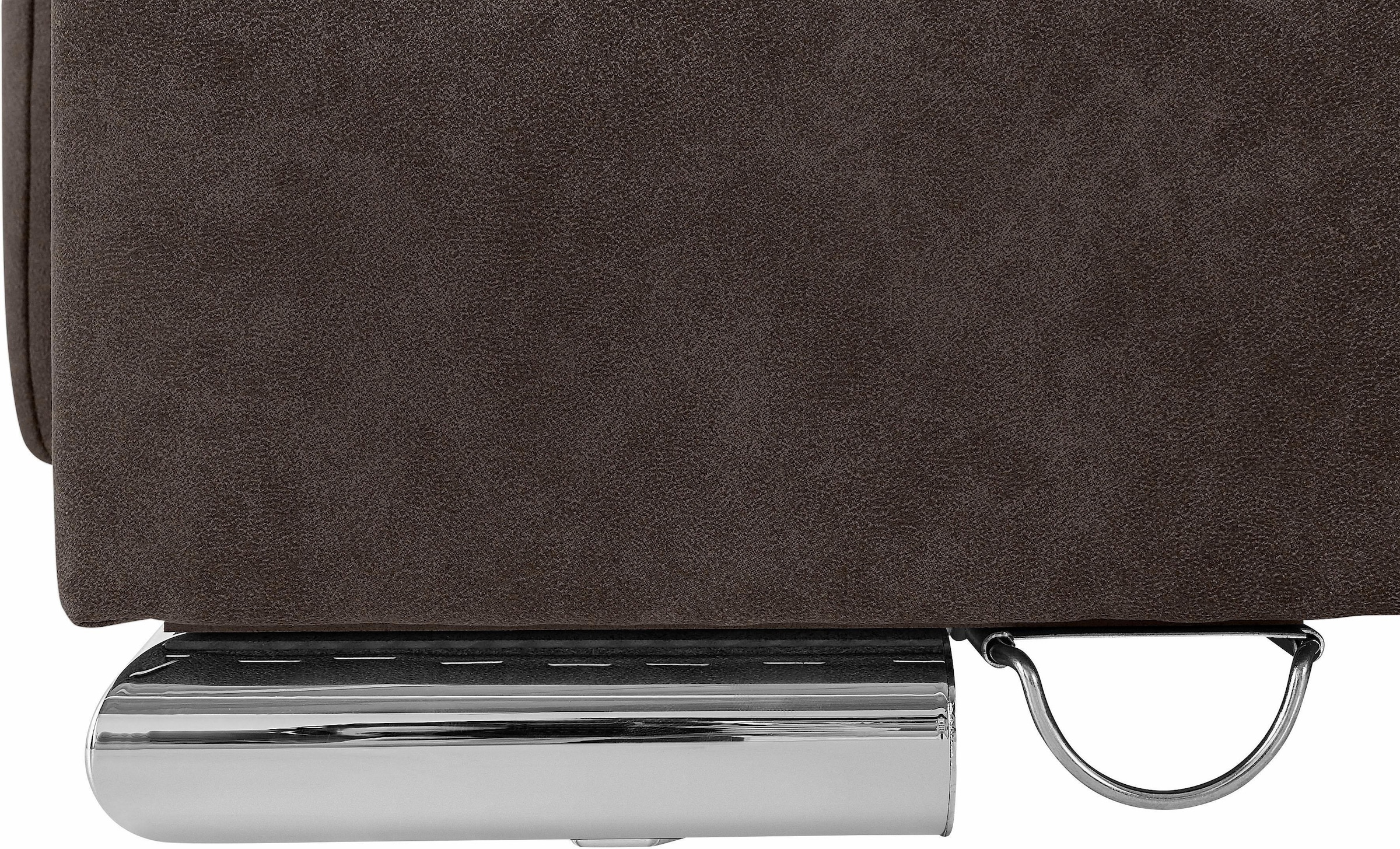 INOSIGN Ecksofa »Boxspringbett Night & Day L-Form mit Dauer-Schlaffunktion mit Armlehne«, mit Boxspring-Bettfunktion 180x200 cm und Bettkasten, Dauerschläfer!