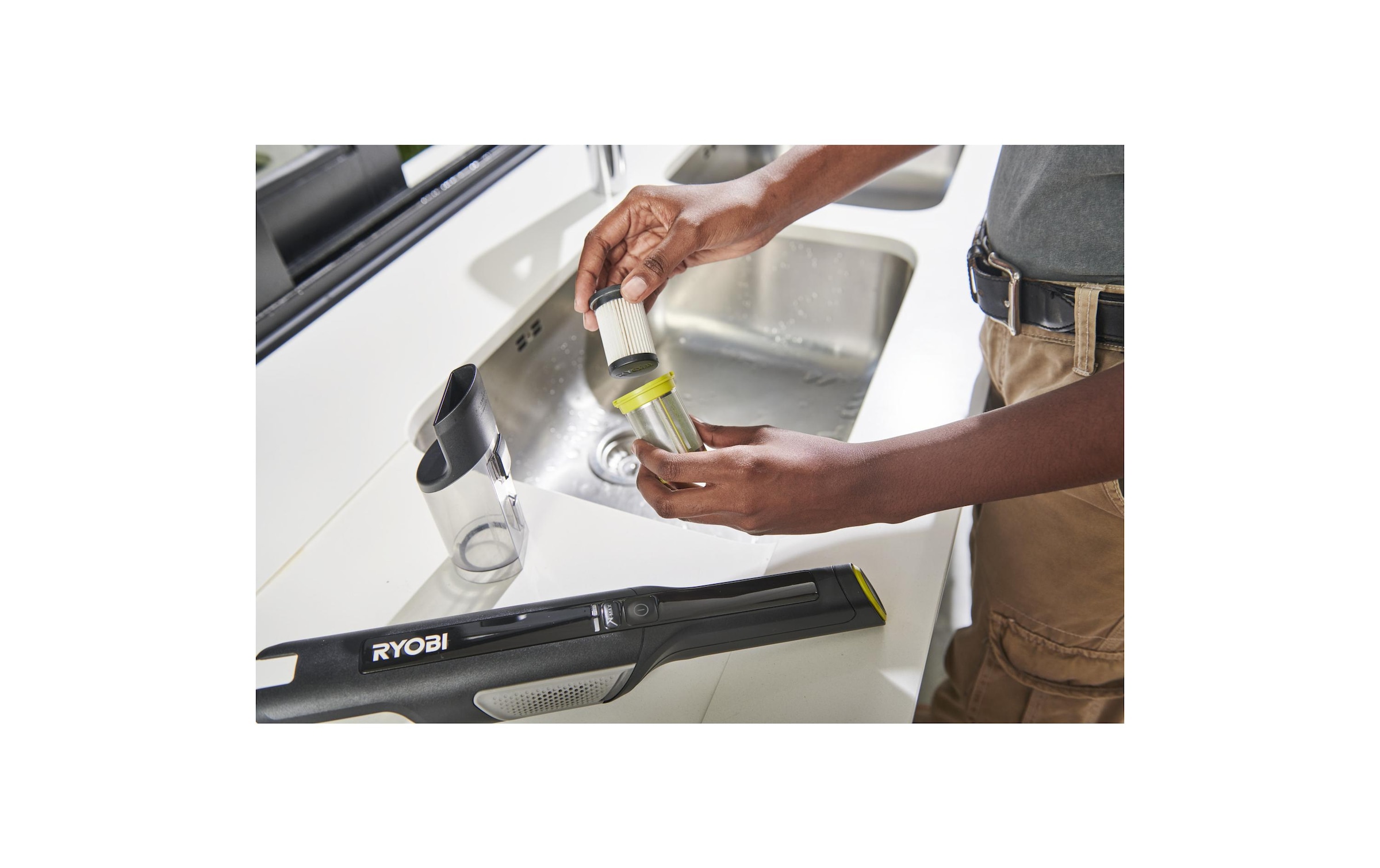 RYOBI Akku-Handstaubsauger »RYOBI RHV44-220G«