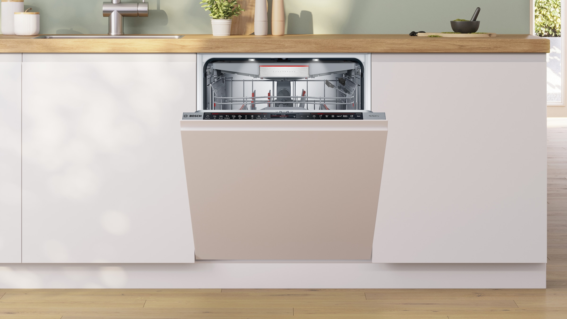 BOSCH vollintegrierbarer Geschirrspüler Serie 8 »SMD8TCX04E«, 14 Maßgedecke