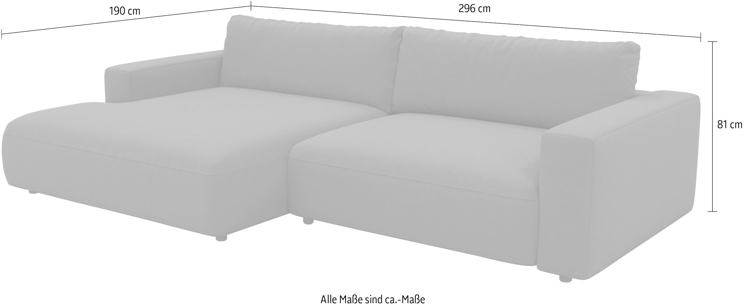 Musterring Ecksofa »LUCIA L-Form«