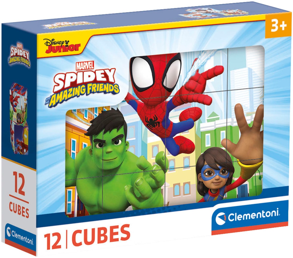 Clementoni® Würfelpuzzle »Spidey und seine Superfreunde«, Made in Europe