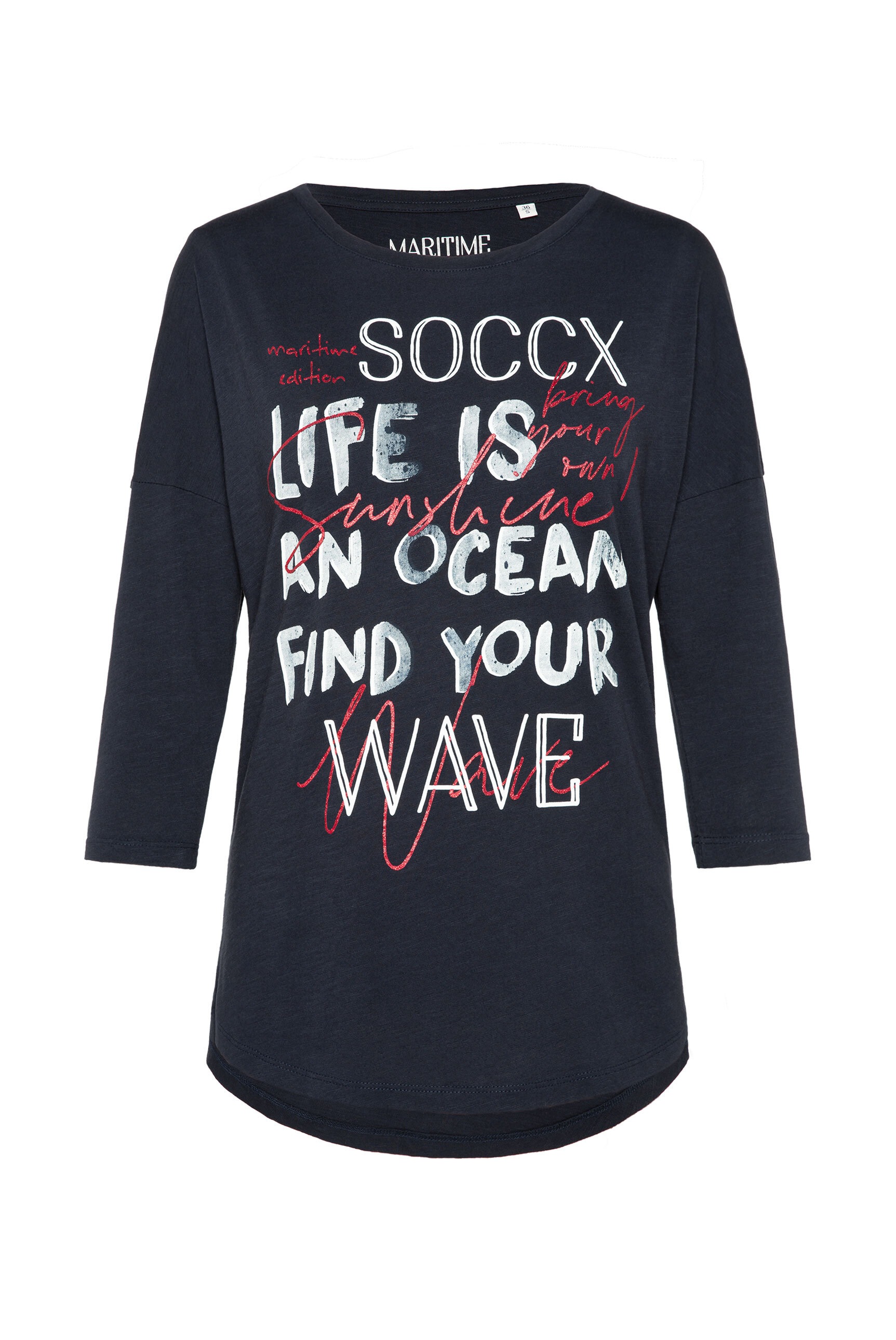 SOCCX 3/4-Arm-Shirt, bei aus online Baumwolle