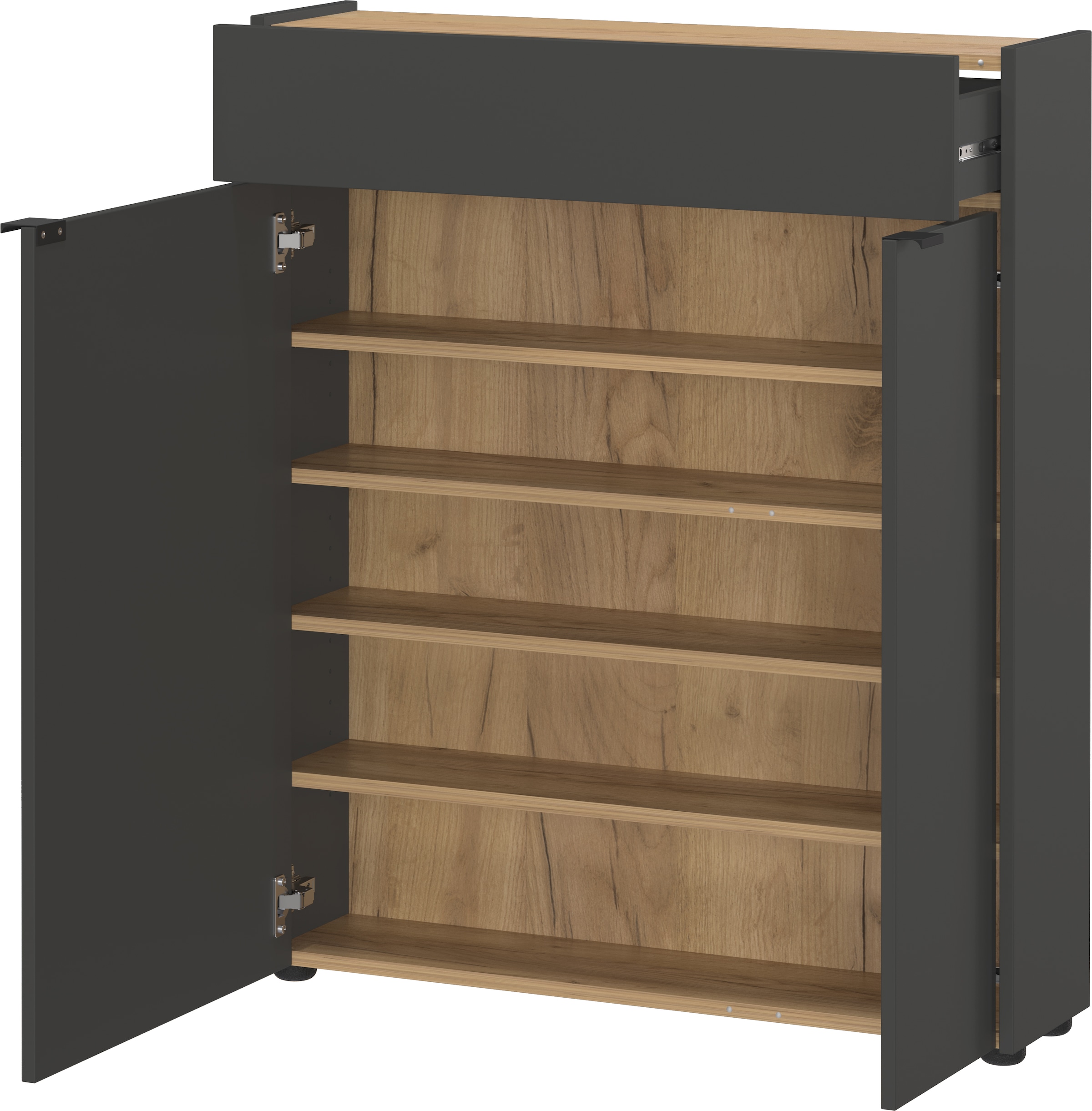 GERMANIA Mehrzweckschrank »Ameca«, (1 St.), mit geringer Tiefe - ideal für schmale Flure, Breite 83 cm