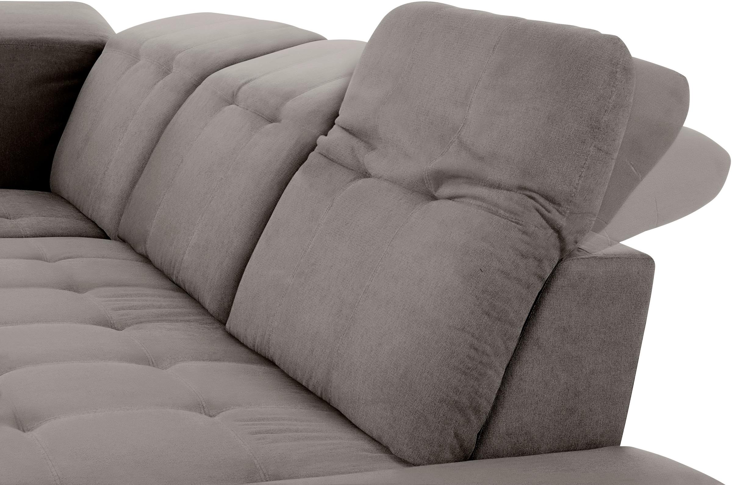 COTTA Ecksofa »Holiday L-Form mit Sitztiefen-, Armteil- und Kopfteilverstellung«, wahlweise mit Bettfunktion & Bettkasten