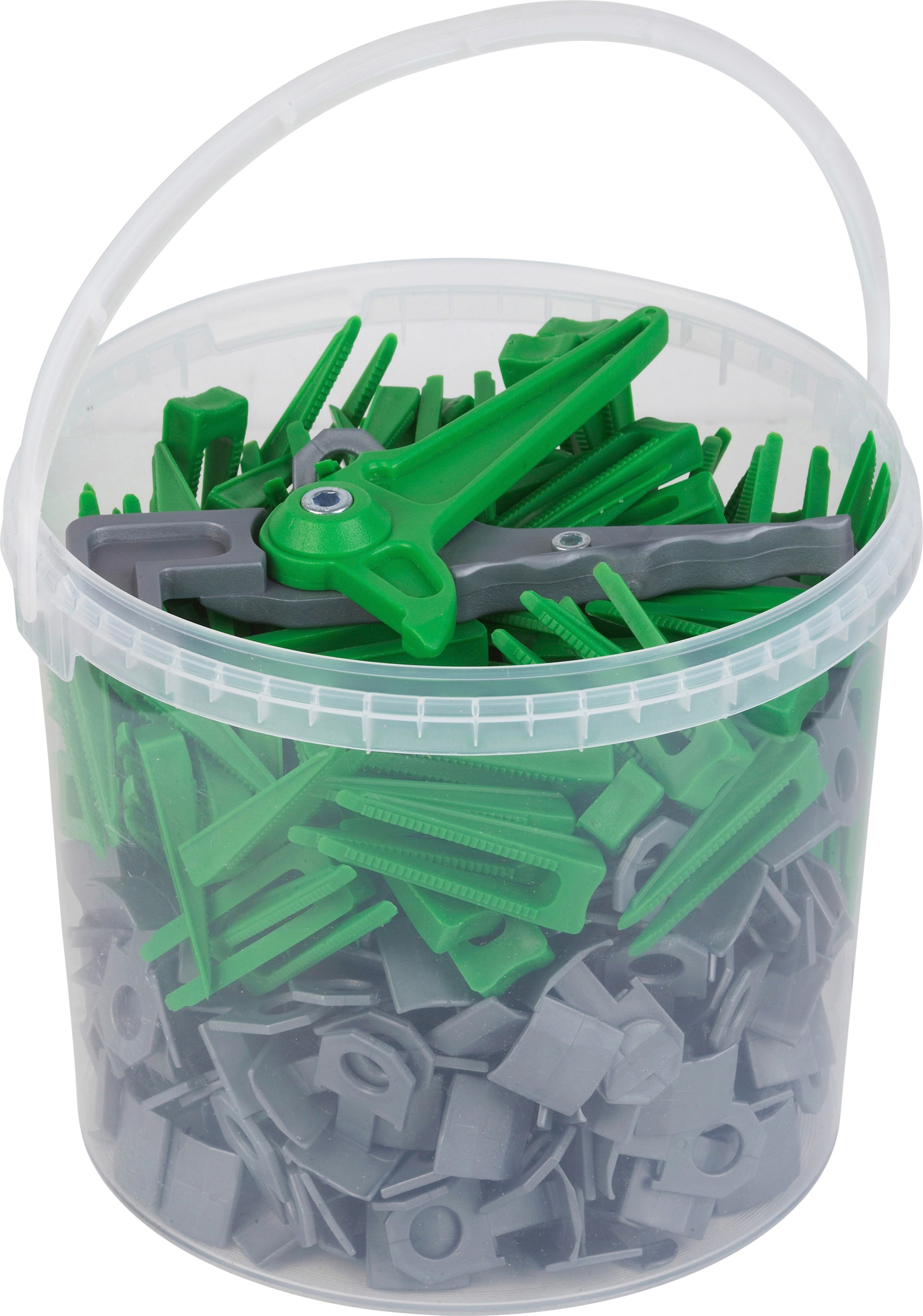 meister Zangenset »Fliesendicke 7-15 mm - Mit Zugzange - Clips & Abstandhalter«, (351 tlg.), Fliesen-Nivellierhilfe mit Zuglasche