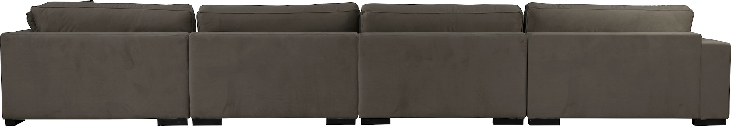 Home affaire Wohnlandschaft »Skara U-Form«, Lounge-Sofa mit Federkernpolsterung, in vielen Bezugsvarianten