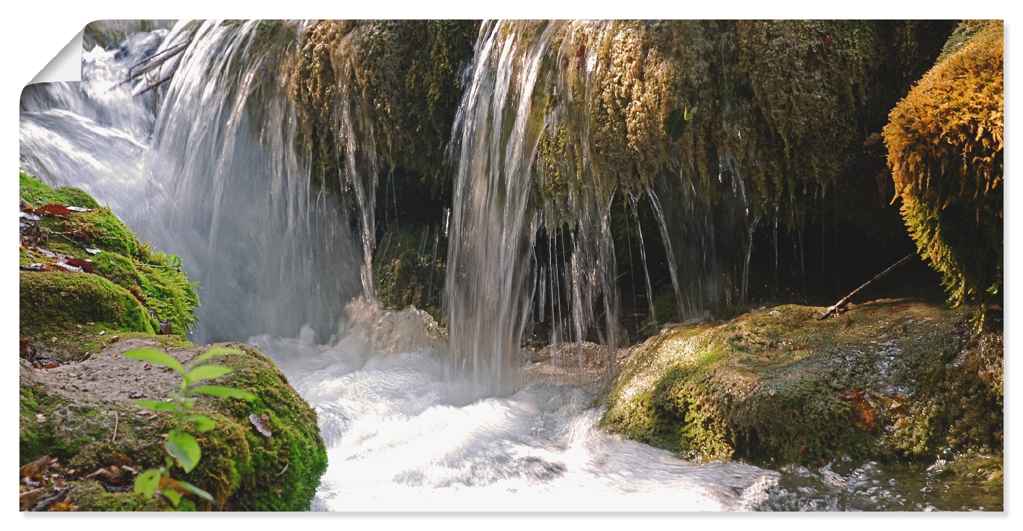 Artland Wandbild »Wasserfall«, Gewässer, (1 St.), als Leinwandbild, Poster, Wandaufkleber in verschied. Größen