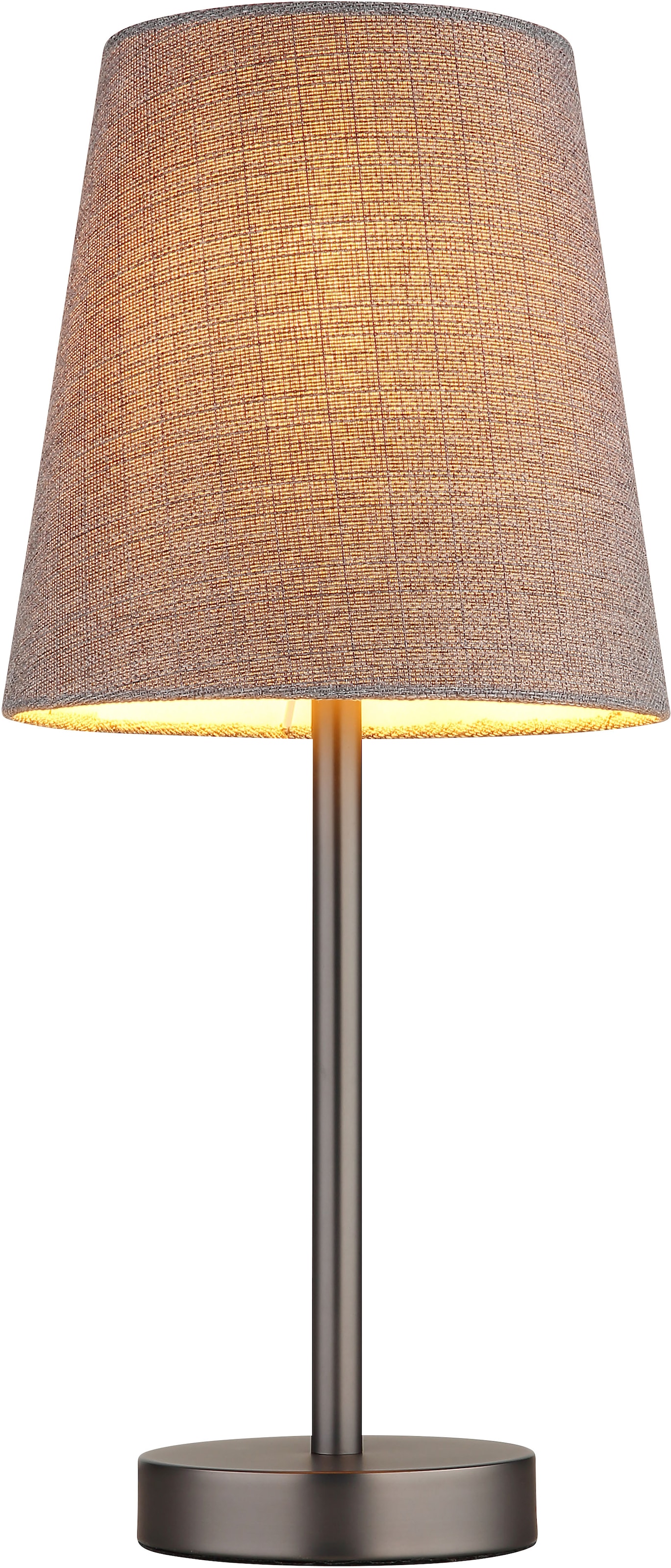 NOWA Tischleuchte »JORIS« E14 1 Stk. eleganter Stoffschirm, modernes Design