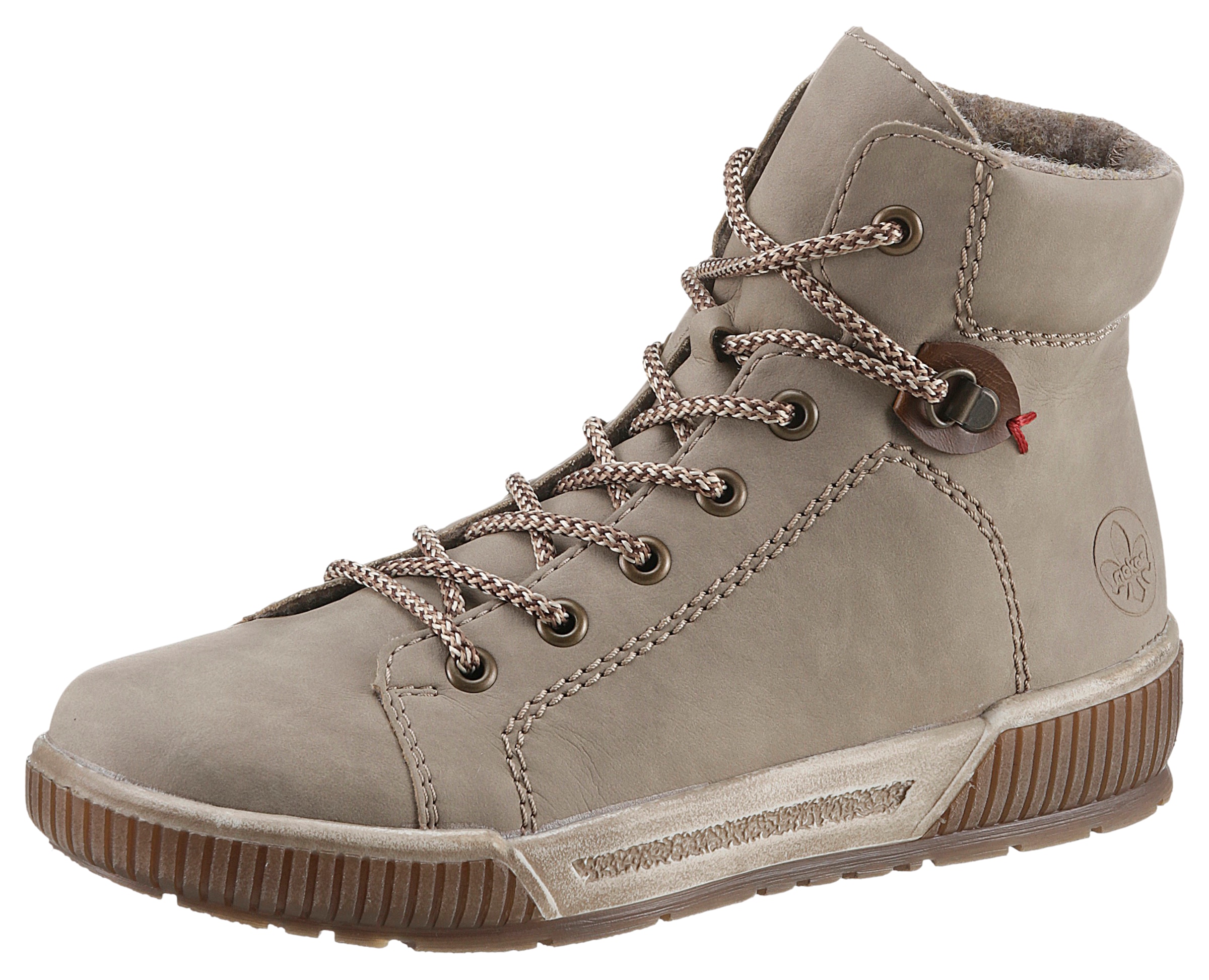 Rieker Schnürboots, mit herausnehmbarer SoftFoam-Einlegesohle