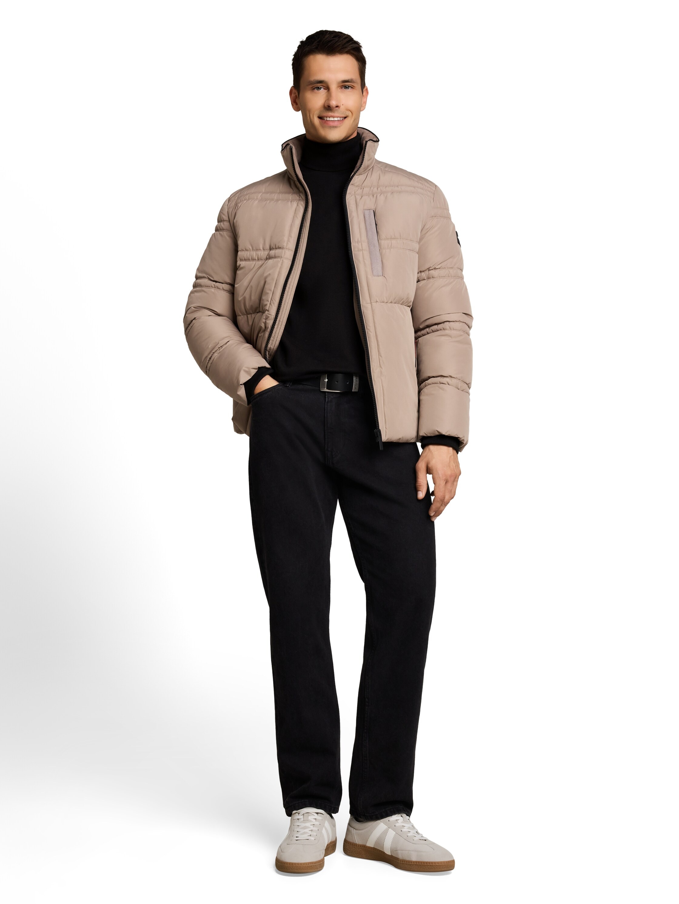 TOM TAILOR Rollkragenpullover im Strick-Design