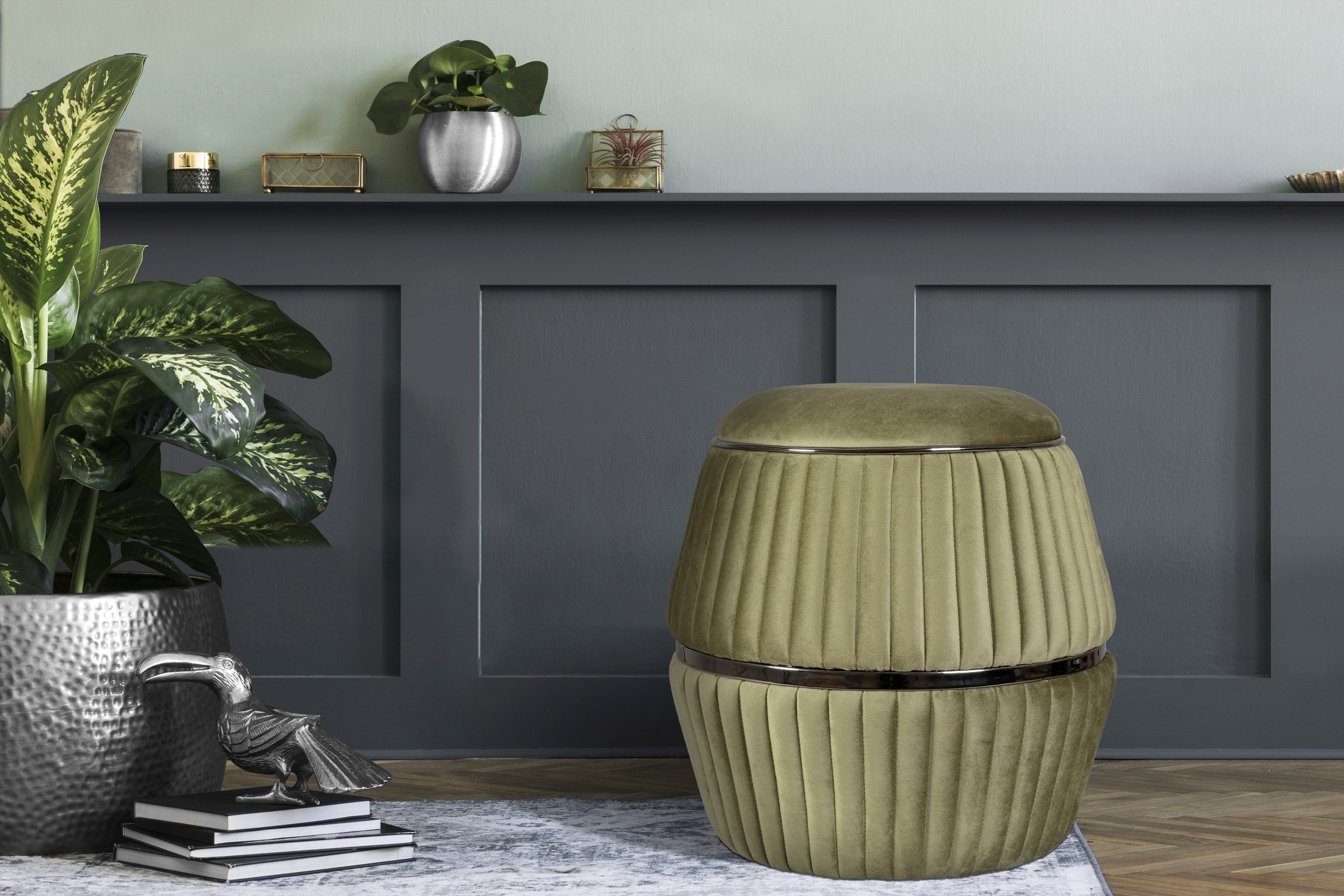 Kayoom Sitzhocker »Hocker Doric, trendiger Look, ästhetische Farbgebung, sc günstig online kaufen