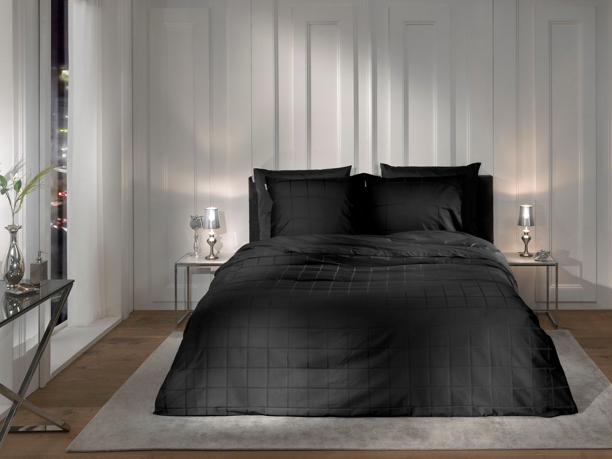 Heckett & Lane Wendebettwäsche »Diamante« 3 Stk. tlg. kariert, hochwertiges günstig online kaufen