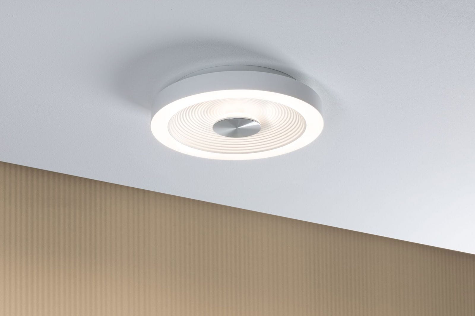 Paulmann LED Deckenleuchte »LED Deckenleuchte Volea IP44  3000K 470lm / 1650lm 230V 3,5 / 1x13W« 1 Stk. Warmweiß Dimmer