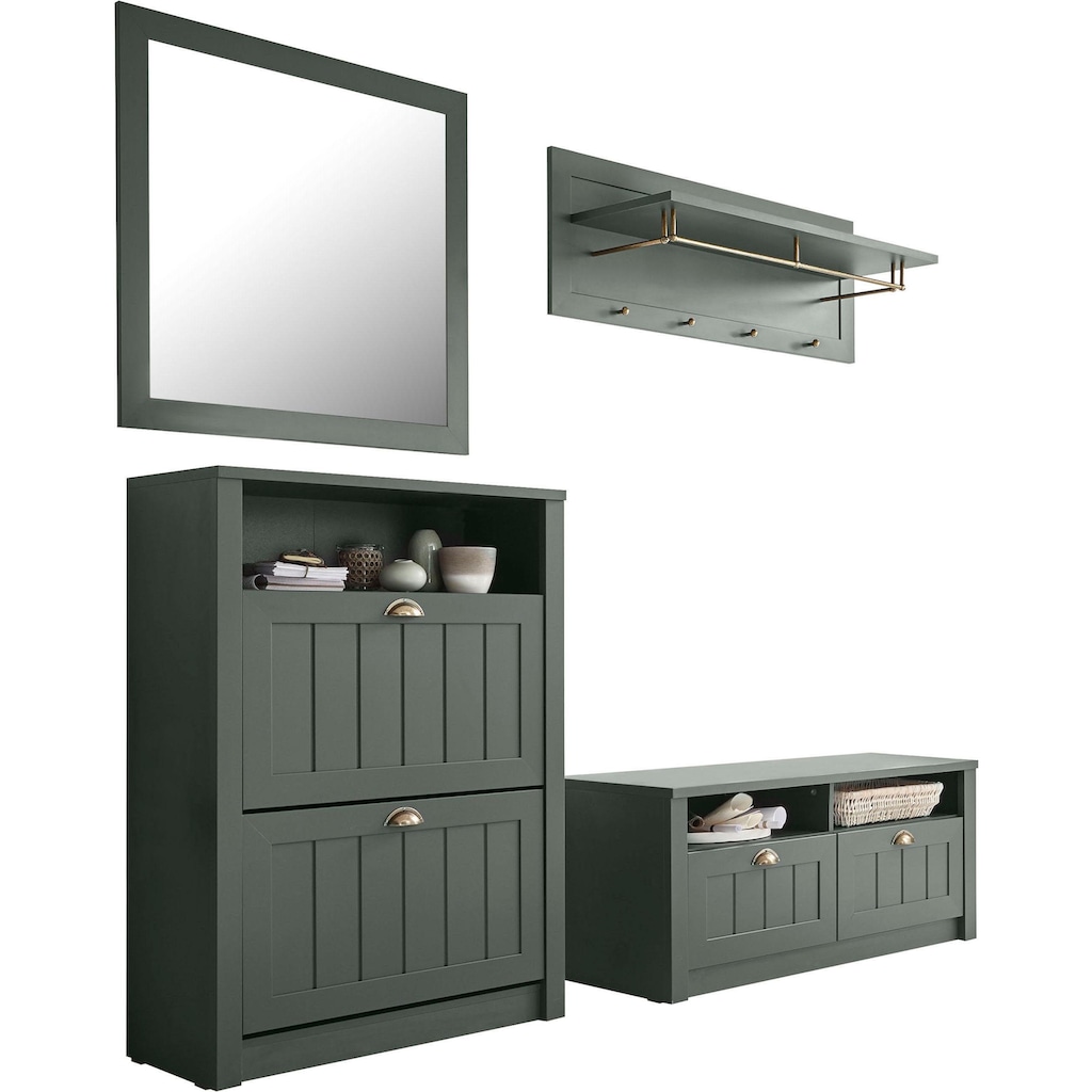 Home affaire Garderobenschrank-Set »ASCOT«, 4-teilig