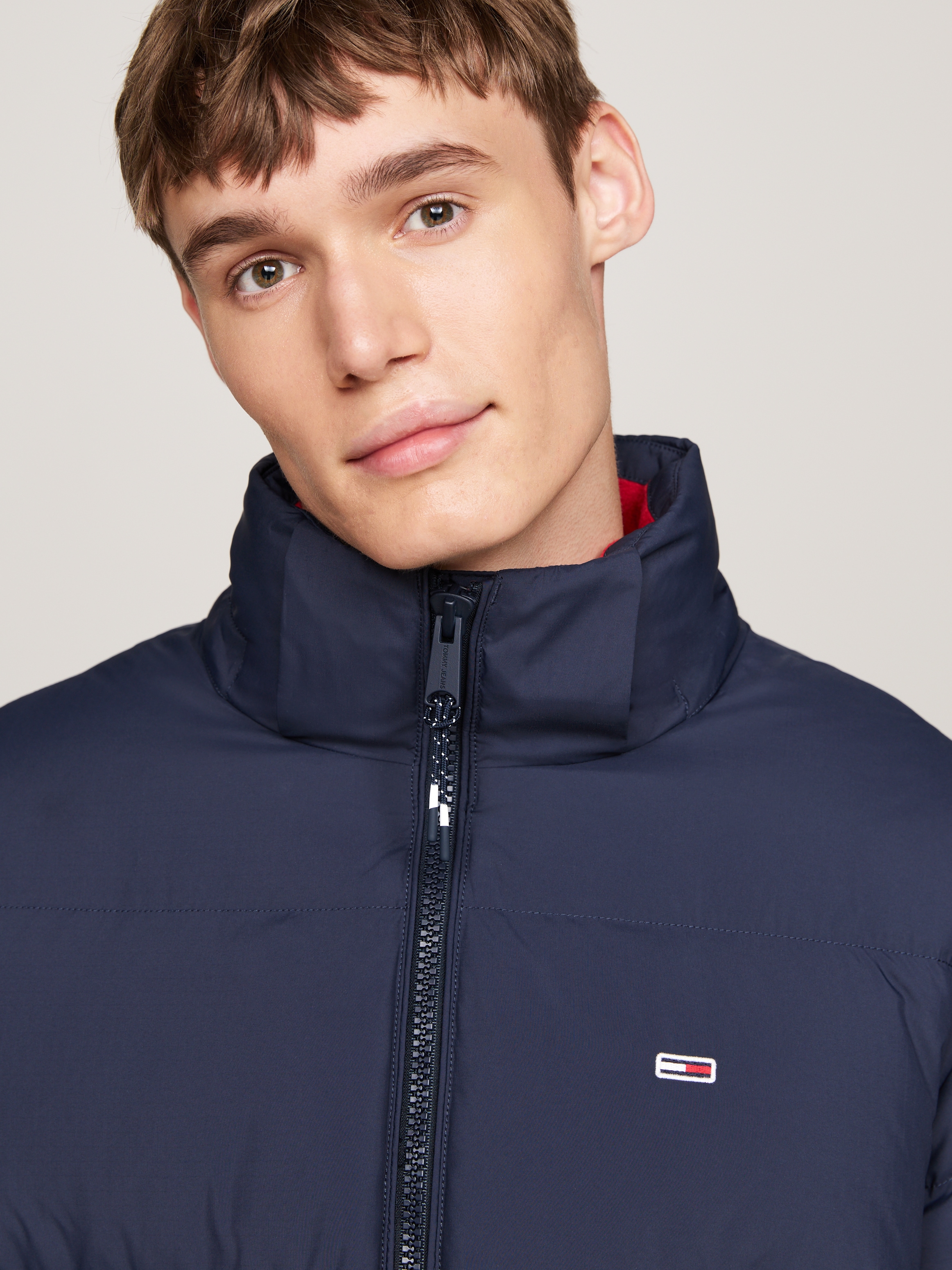 Tommy Jeans Steppjacke »TJM ESSENTIAL DOWN PARKA«, mit Kapuze, Daunenjacke, Übergangsjacke mit Kapuze
