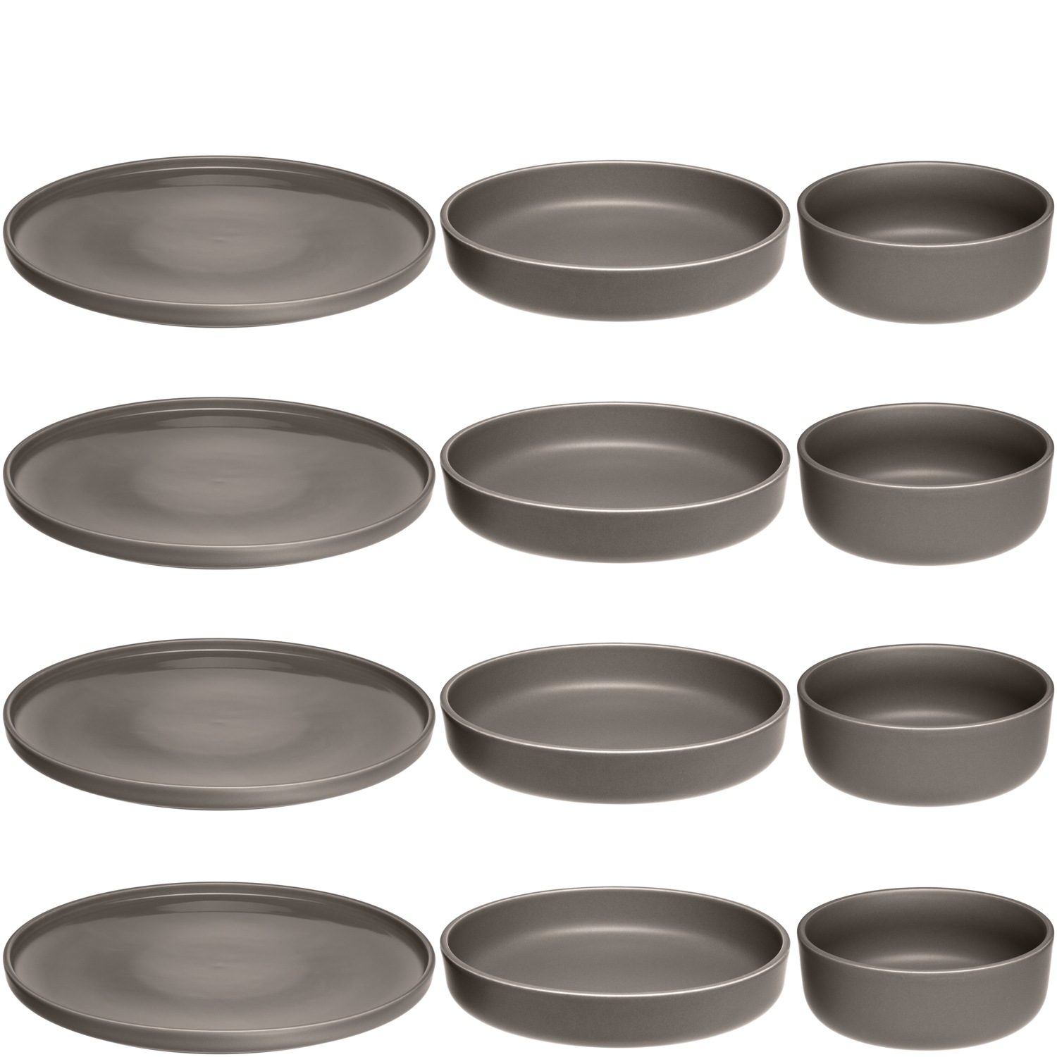 LEONARDO Geschirr-Set »ROMA, Geschirrset, 12-teilig«, (Set, 12 tlg.), Service, spülmaschinengeeignet