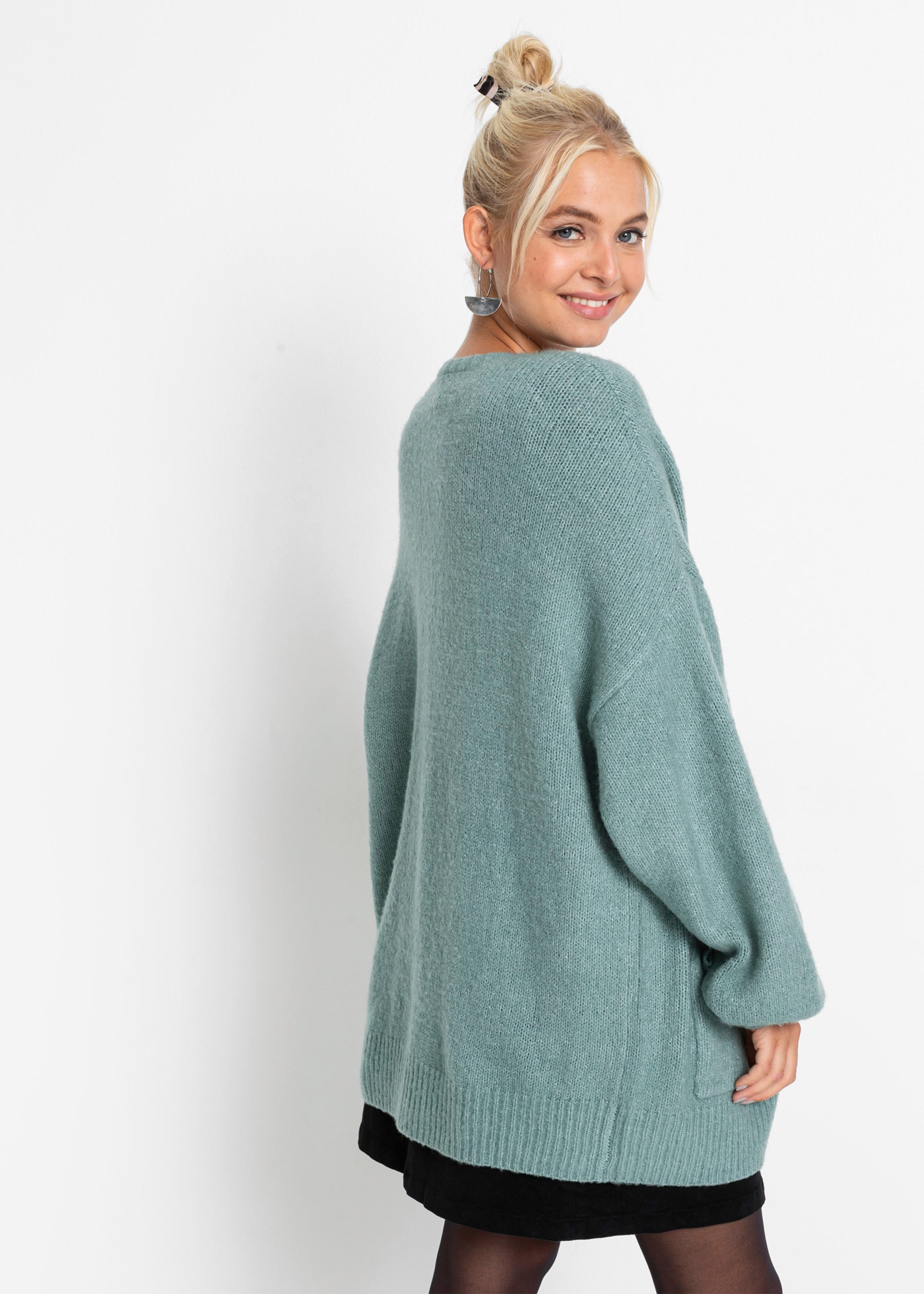 bonprix Strickjacke »Oversize-Strickjacke« Oversize-Strickjacke
