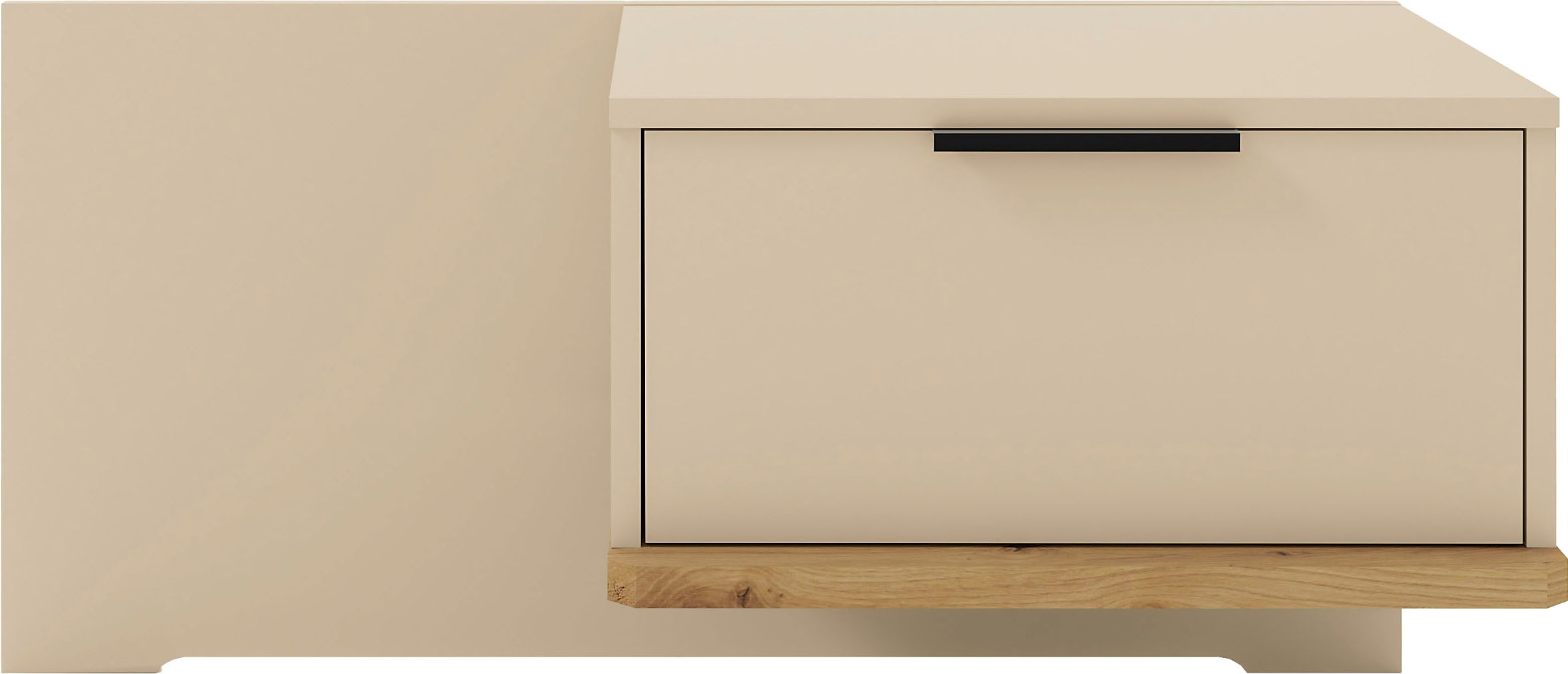 Musterring Nachtschrank »Isabelle«, verschiedene Farben, Unterboden in Eiche, Maße B50/90 x H43 x T47 cm