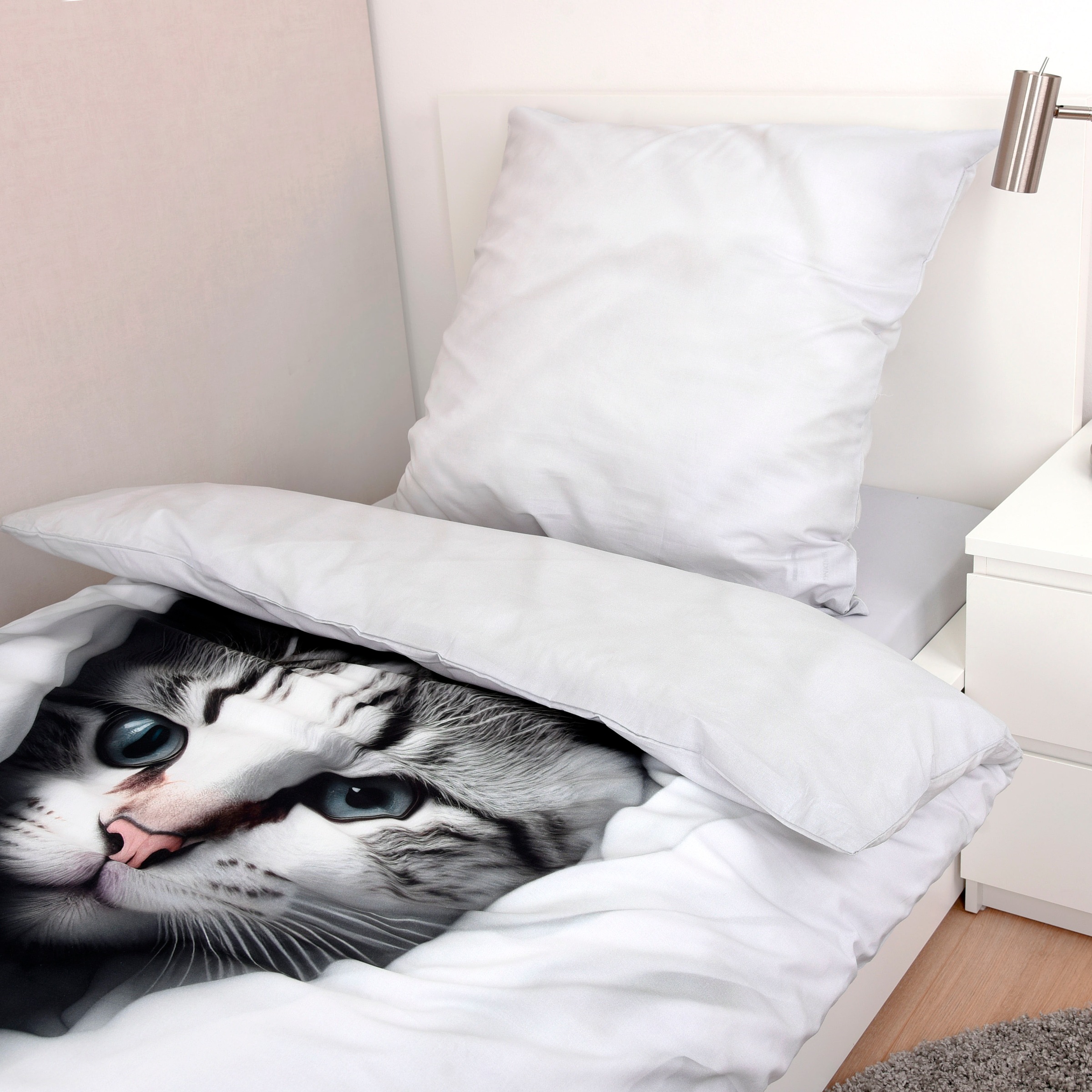Herding Young Collection Bettwäsche »YC Katze«, mit tollem Motiv