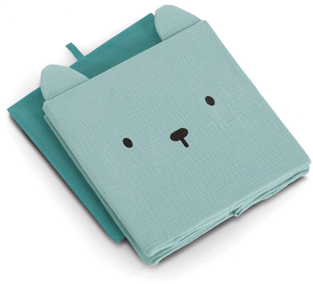 Zeller Present Aufbewahrungsbox »"Bär", Musselin«, Tiermotiv, kinderfreundlich, faltbar