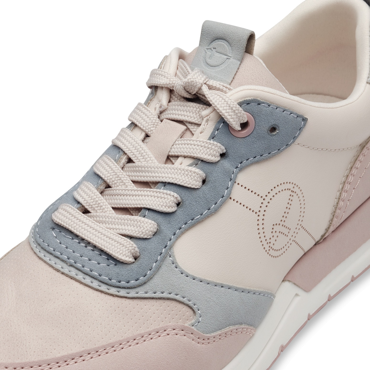 Tamaris Keilsneaker, Schnürschuh, Freizeitschuh, Halbschuh mit Kontrastbesätzen