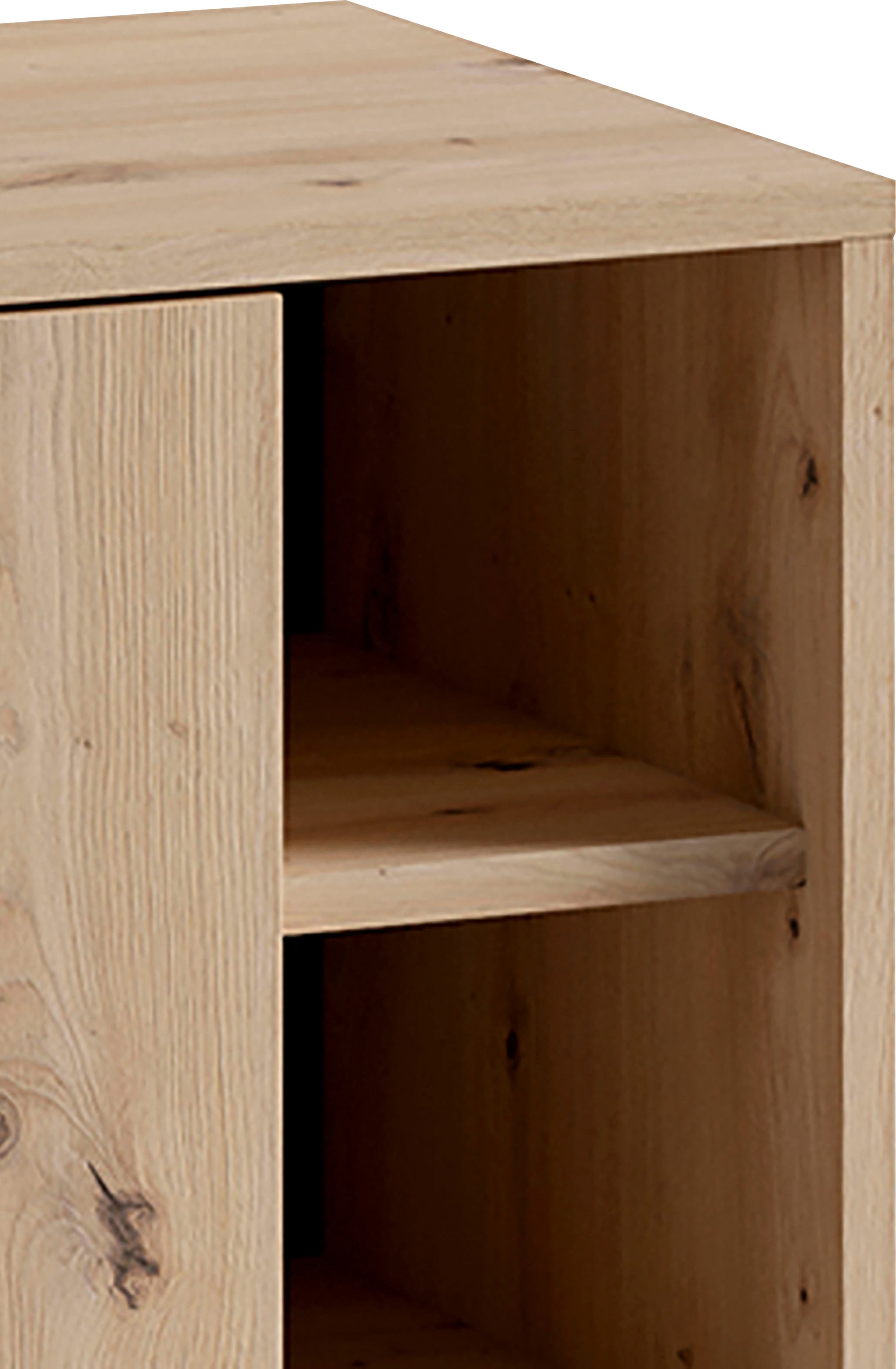 byLIVING Waschbeckenunterschrank »Wellness«, (1 St.), 60cm Waschbeckenunterschrank mit Metallgriff und viel Stauraum.