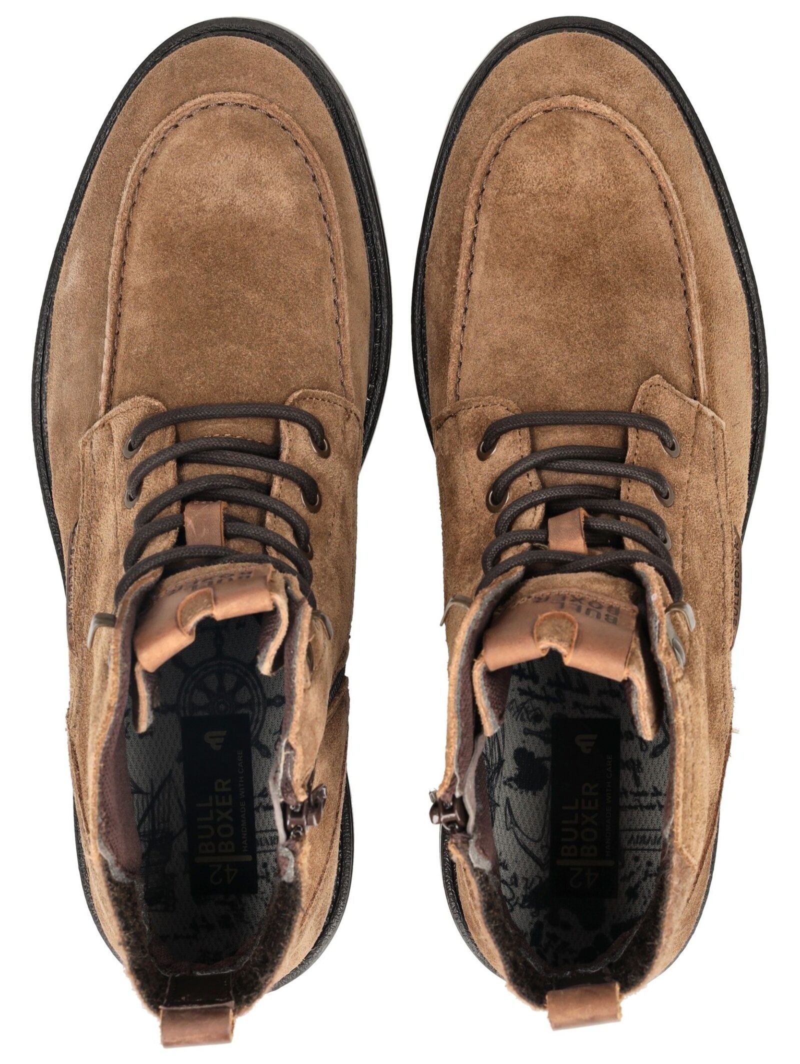 Bullboxer Schnürstiefelette »Bullboxer Stiefelette Veloursleder«