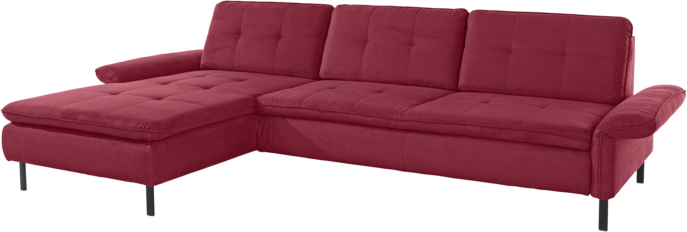 INOSIGN Ecksofa »Birkholm L-Form«, Armlehnverstellung, auch in Easy Clean Bezug - mit Wasser zu reinigen