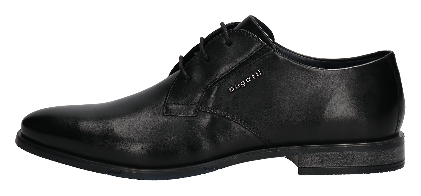 bugatti Schnürschuh, Businesschuh, Abendschuh, Festtagsschuh mit seitlichem Logoemblem