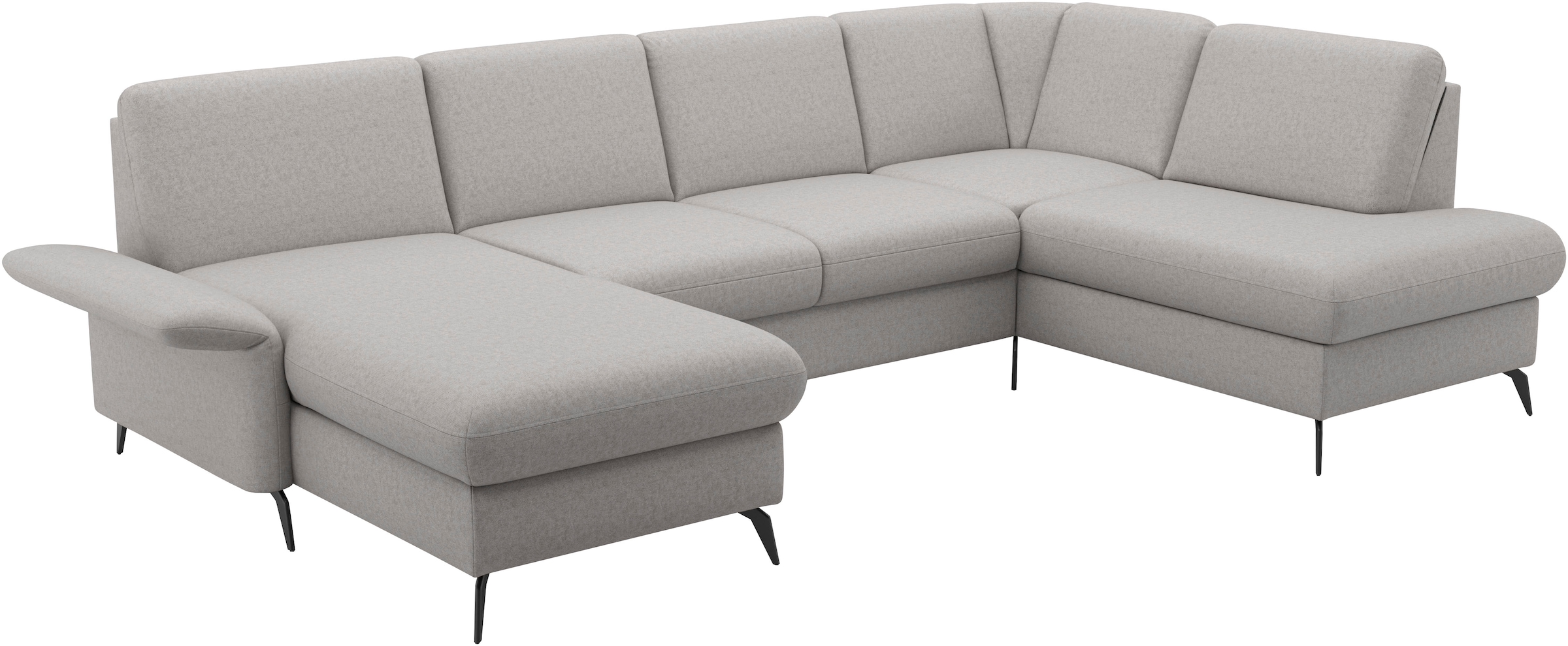 Home affaire Wohnlandschaft »Rochelle«, optional: Armteilverstellung, klappbar, Bettkasen