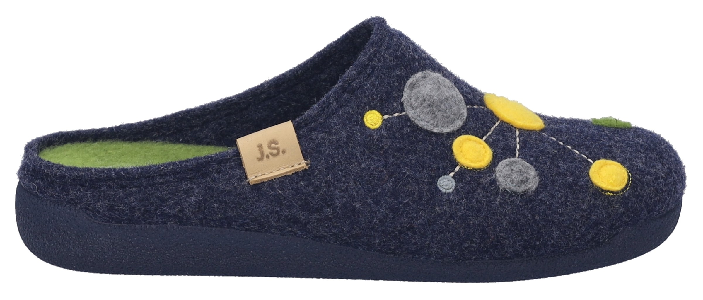 Josef Seibel Hausschuh »Cara 02«, Pantoffel, Slipper mit bunter Verzierung