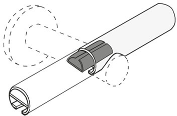 SCHÖNER WOHNEN-Kollektion Verbinder »für Gardinenstangen mit Innenlauf I Ø 20 mm«, (1 St.), Serie Einzelprogramm Leon Ø 20 mm
