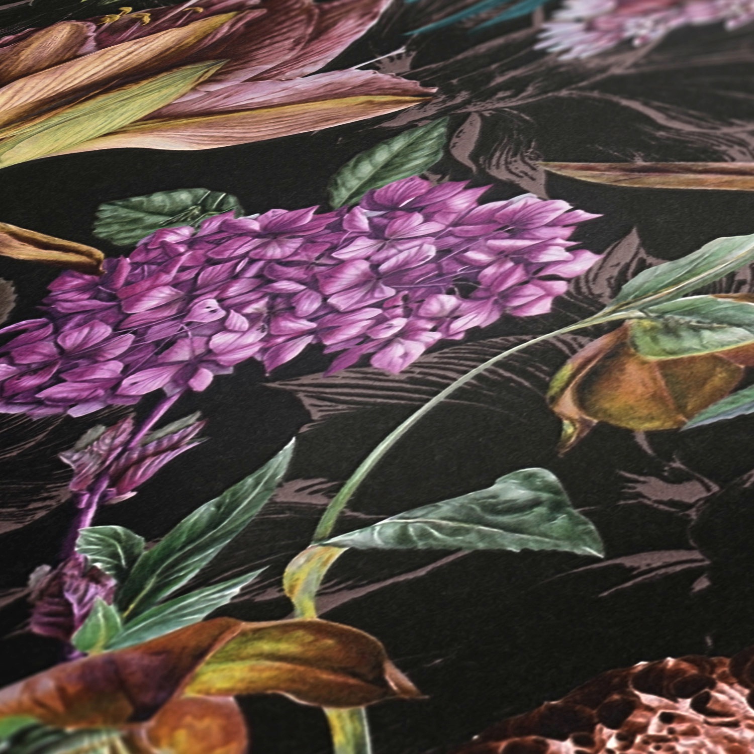 A.S. Création Vliestapete »Dream Flowery«, floral-botanisch-Wald, Florale Tapete Blumenoptik Tapeten Wohnzimmer Schlafzimmer Küche Optik