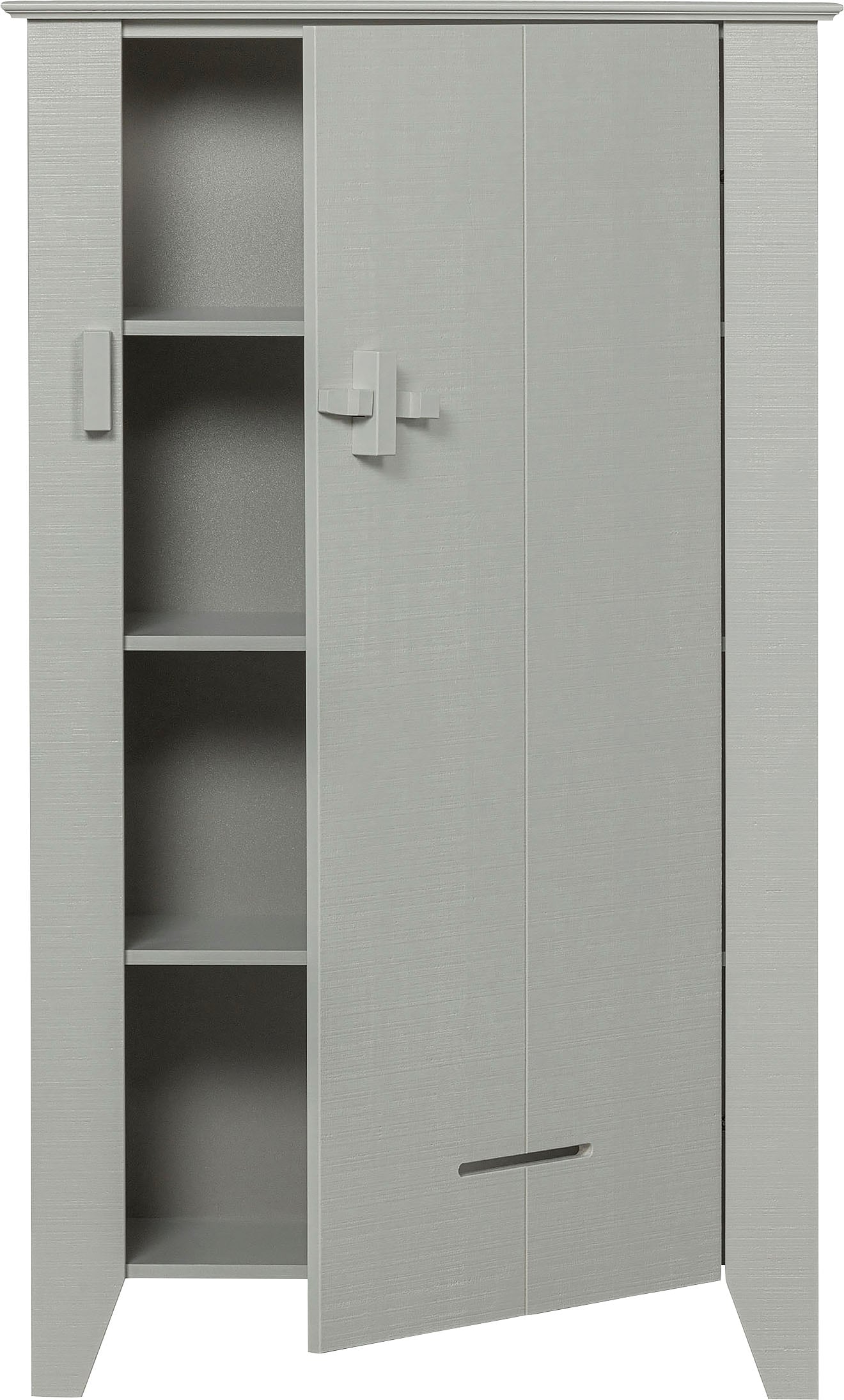 WOOOD Stauraumschrank »Gijs«, Bauernschrank mit Griff, H 142 cm x B 85 cm