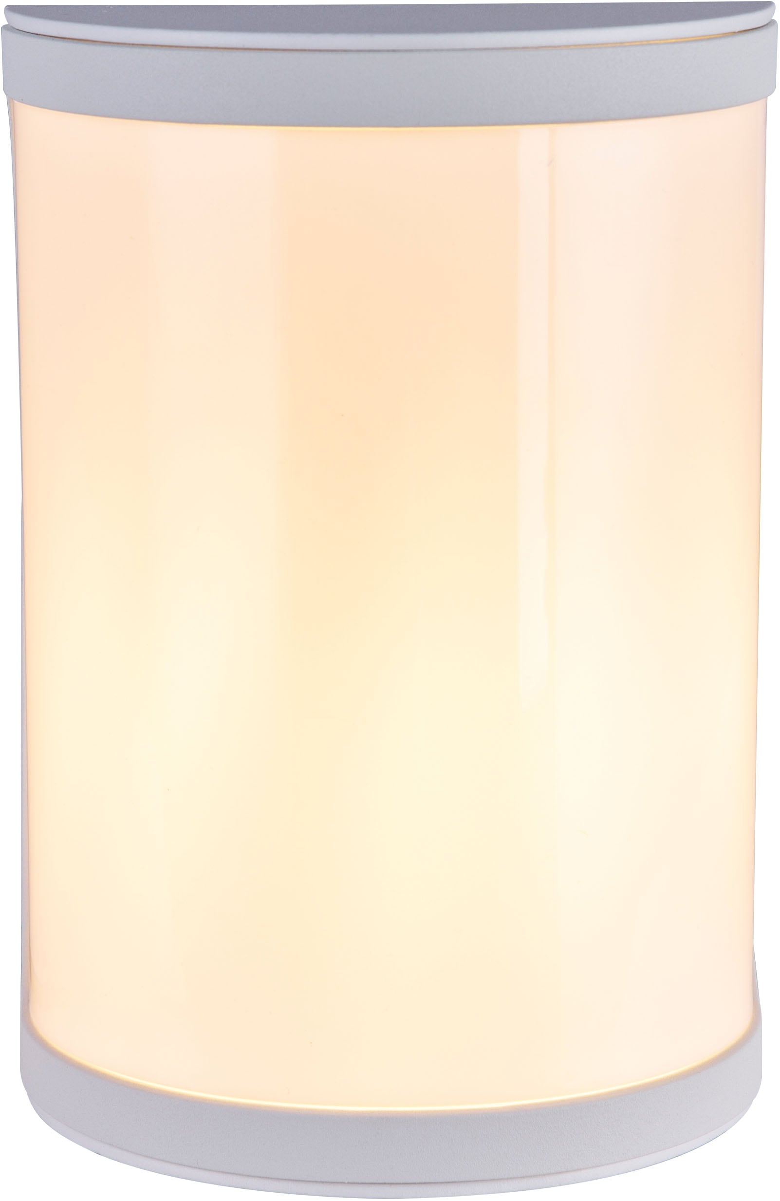 GLOBO LIGHTING Außen-Wandleuchte »SEGGA«, Leuchtmittel E27 | ohne Leuchtmittel, Außen-Wandlampe/weiß/anthrazit/IP44
