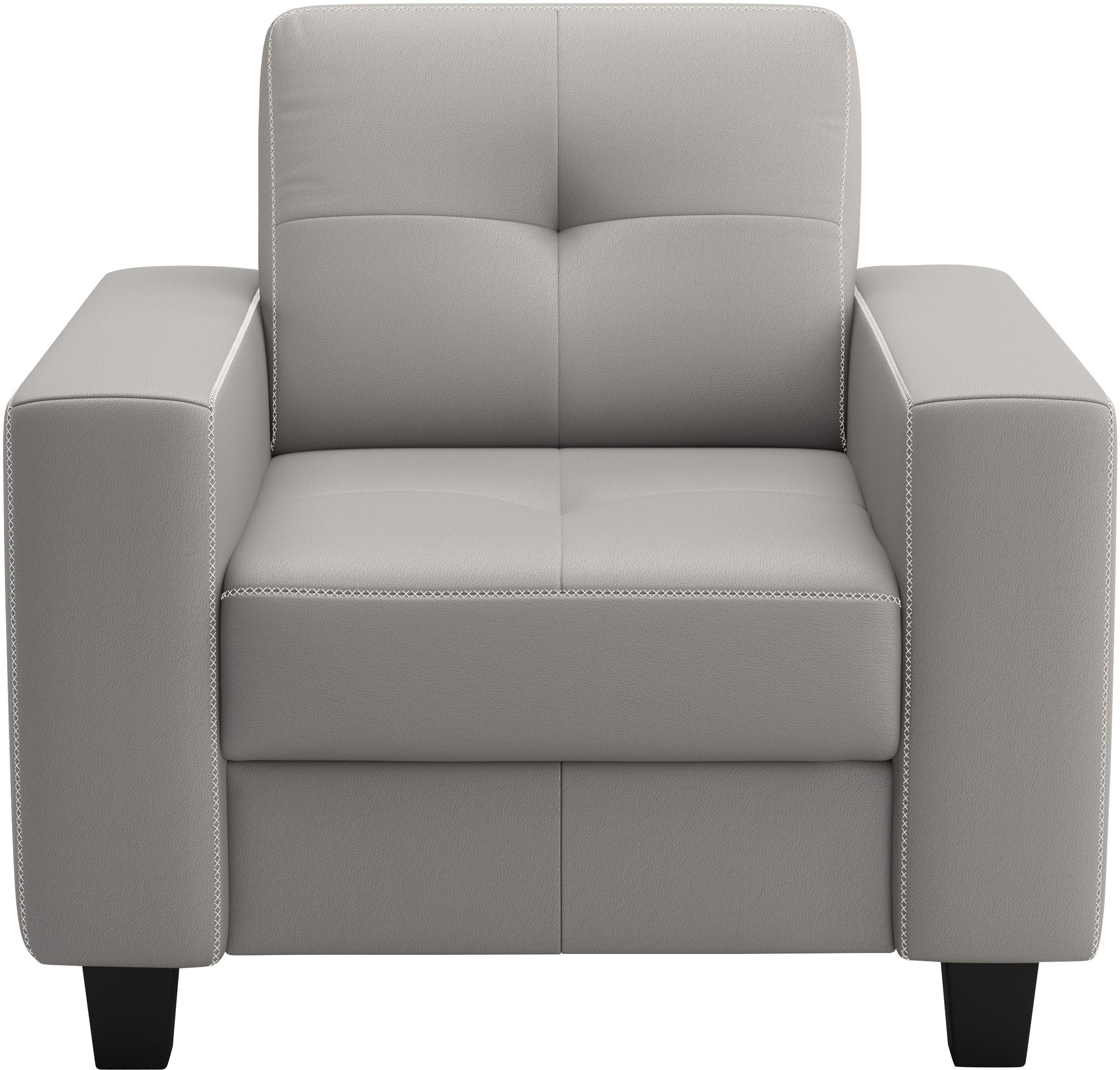 Home affaire Sessel »Varese« Kreuznaht in beige günstig online kaufen