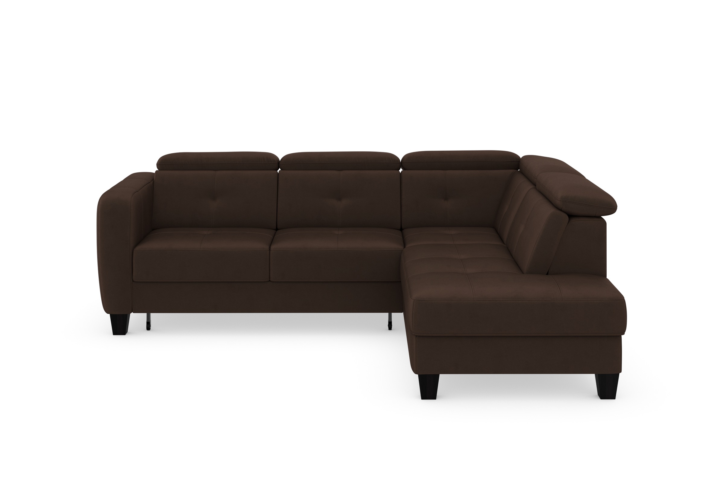 sit&more Ecksofa »Belluci L-Form« inklusive Federkern, wahlweise mit Bettfu günstig online kaufen