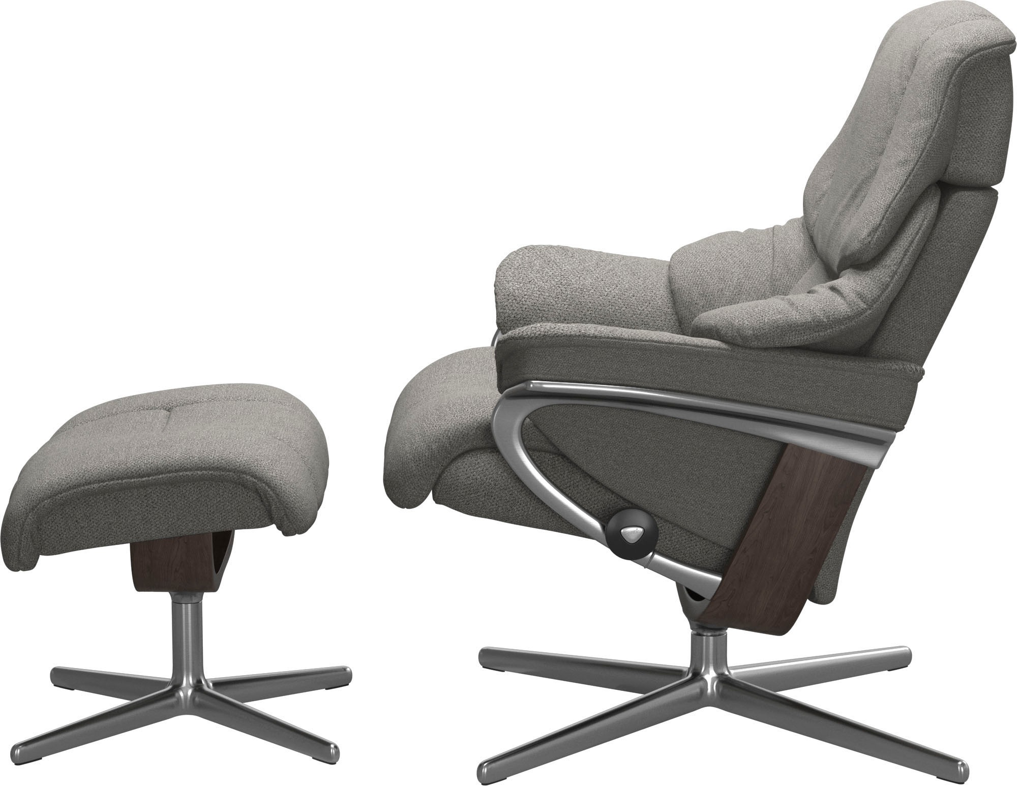 Stressless® Relaxsessel »Reno«, mit Cross Base, Größe S, M & L, Holzakzent Wenge