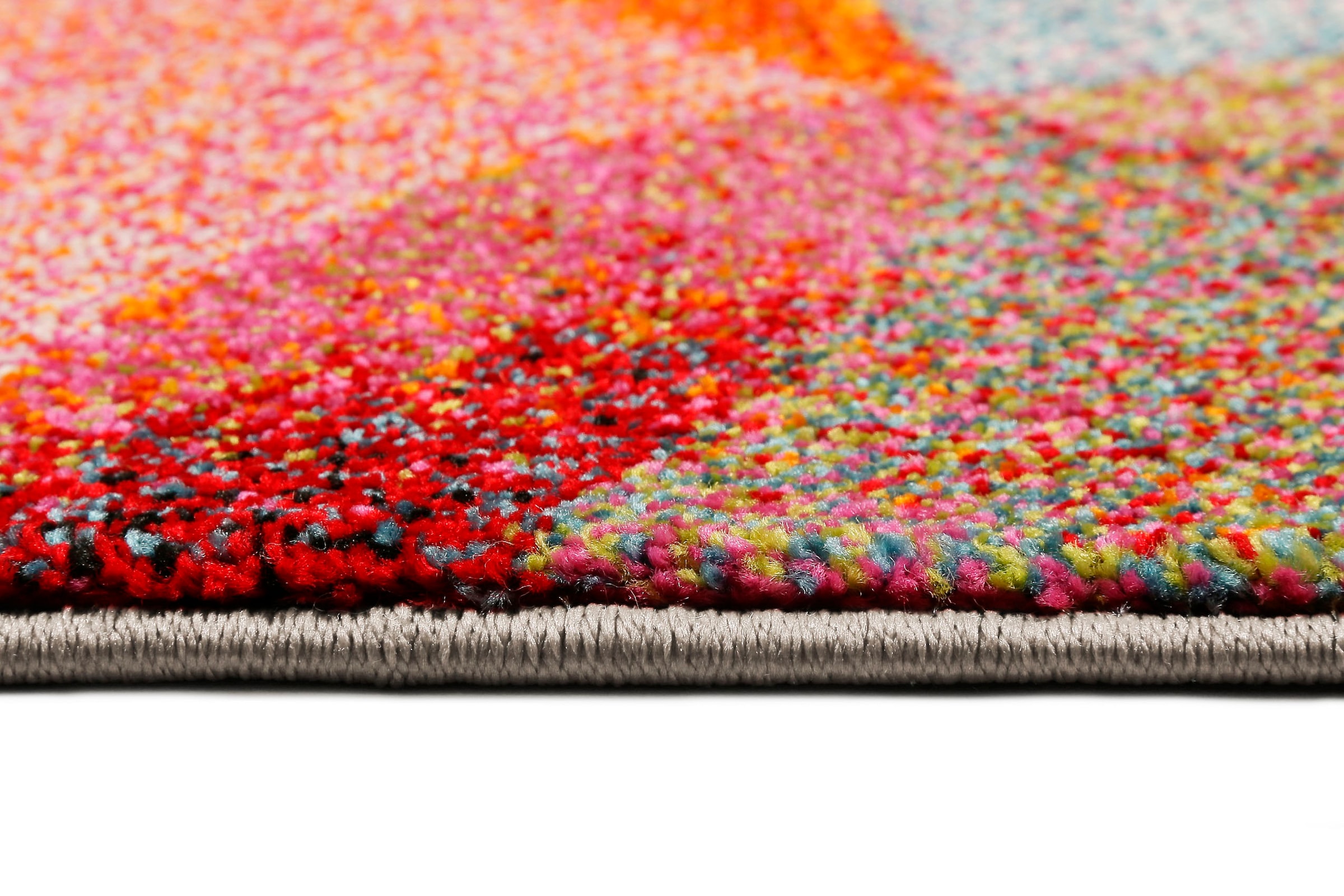 Esprit Teppich »Modernina ESP-3378«, rechteckig, 13 mm Höhe, weicher Kurzflor in modernem Design, Wohnzimmer, Schlafzimmer, bunt