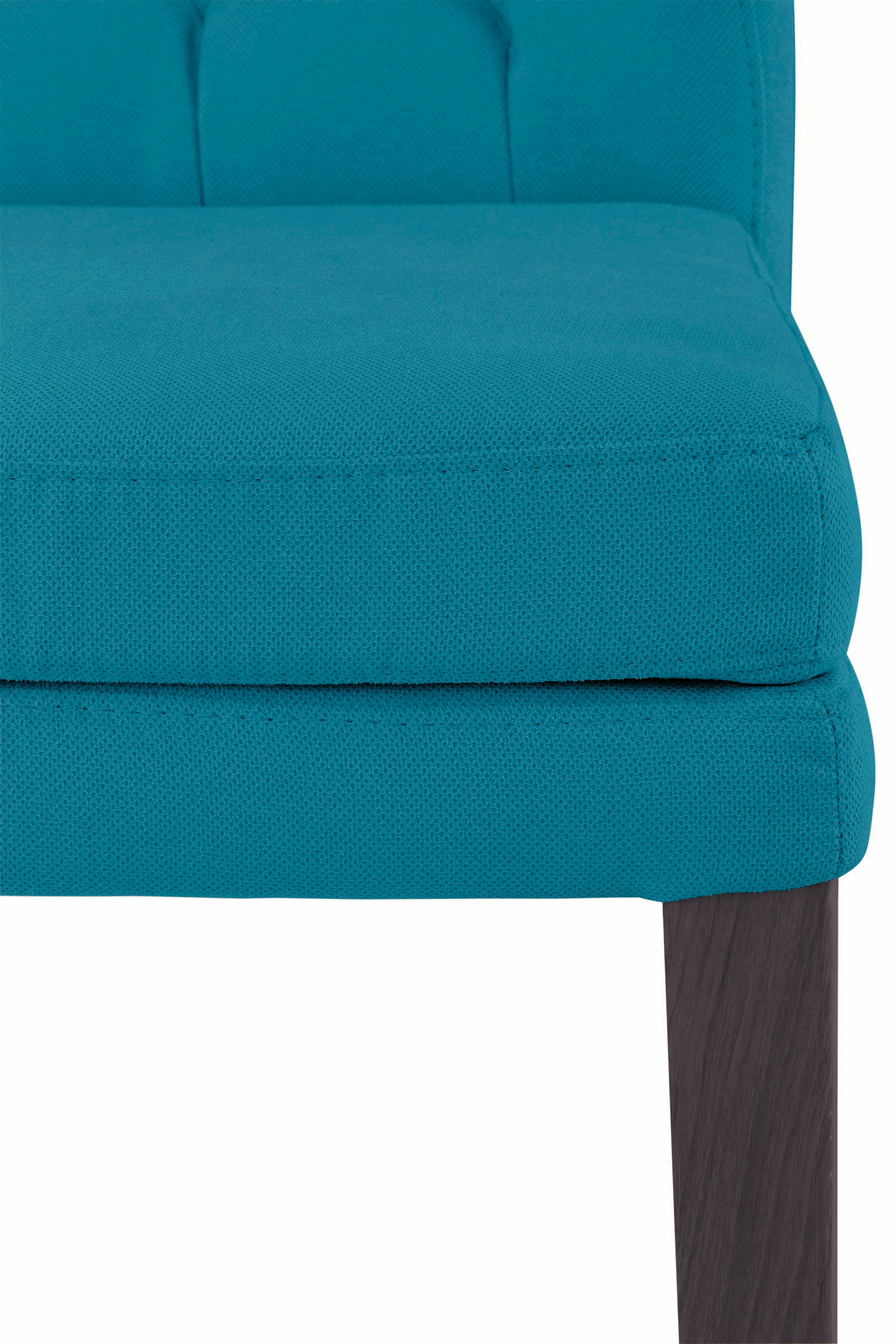 Home affaire 4-Fußstuhl »Colorado«, (Set), 2 St., Luxus-Microfaser, Beine aus Buche, wengefarben lackiert, Im 2er, 4er oder 6er-Set